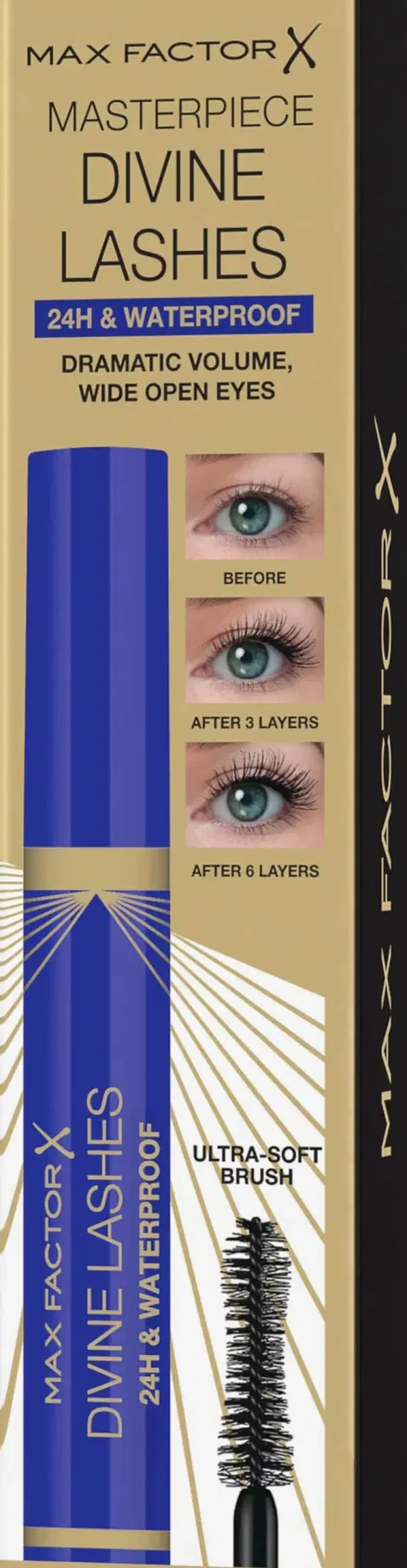 Max Factor Divine Lashes Mascara Black Waterproof 4 ml ripsiväri