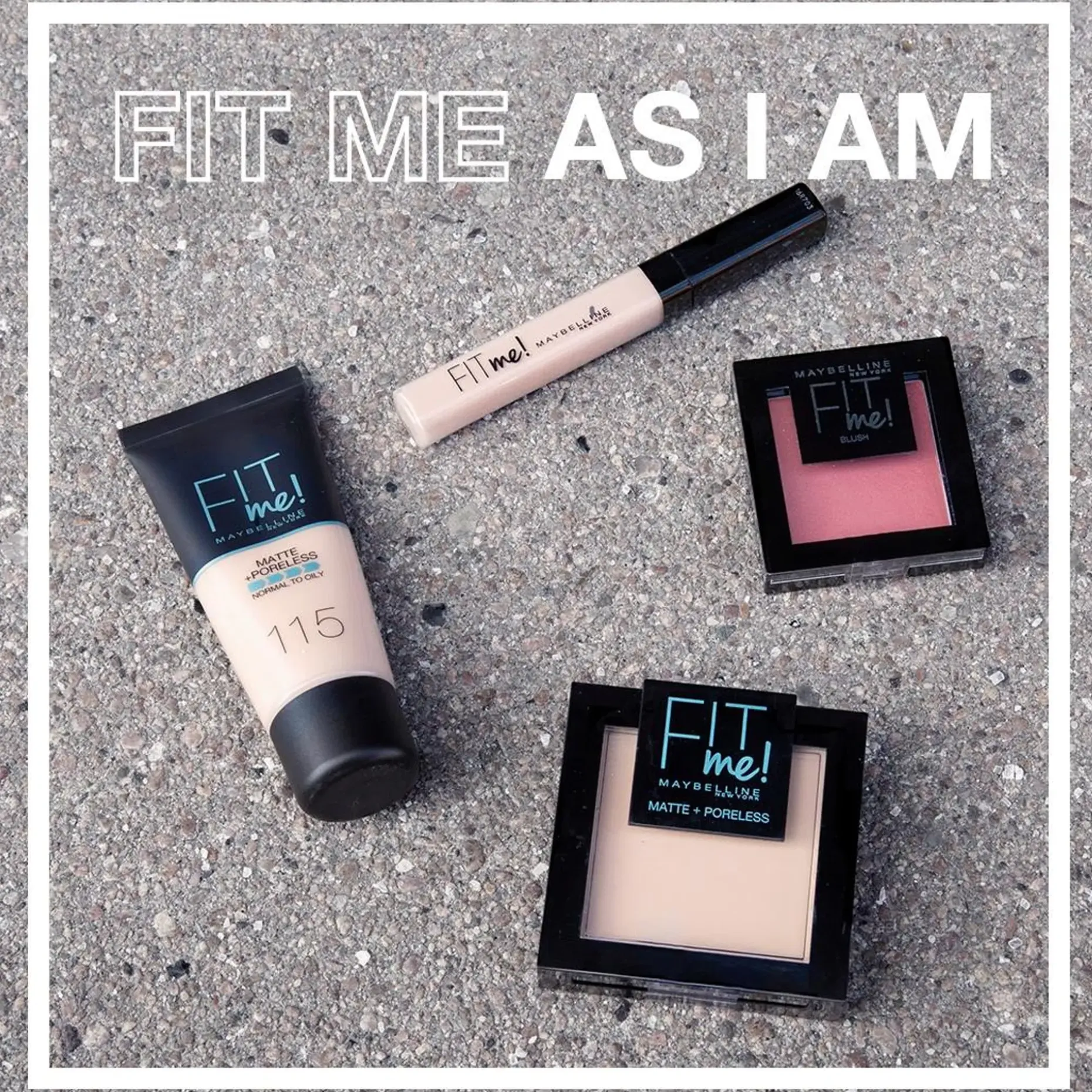 Maybelline New York Fit Me Matte & Poreless 110 Porcelain -meikkivoide 30ml