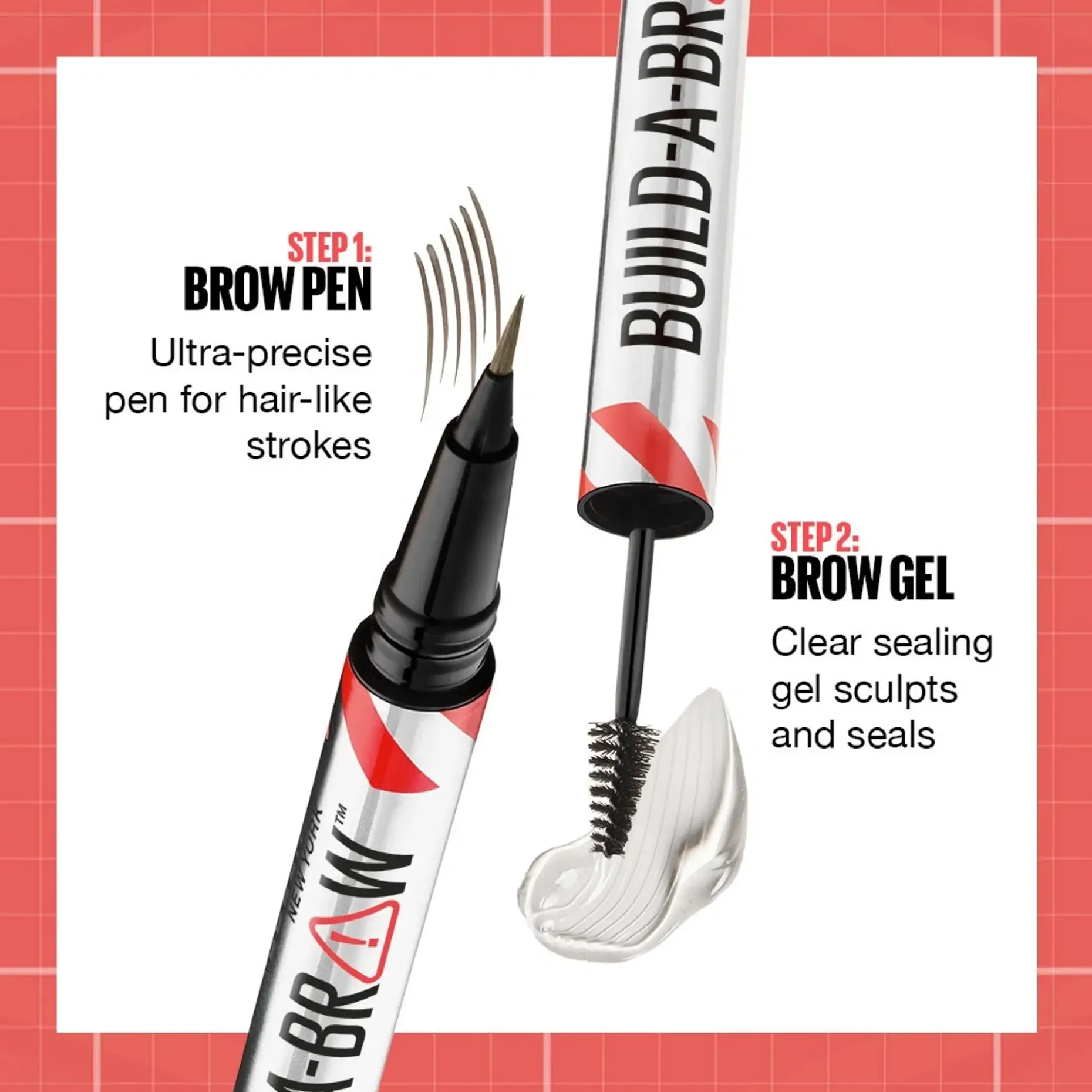 Maybelline New York Build-a-Brow Pen kulmakynä 0,4 ml