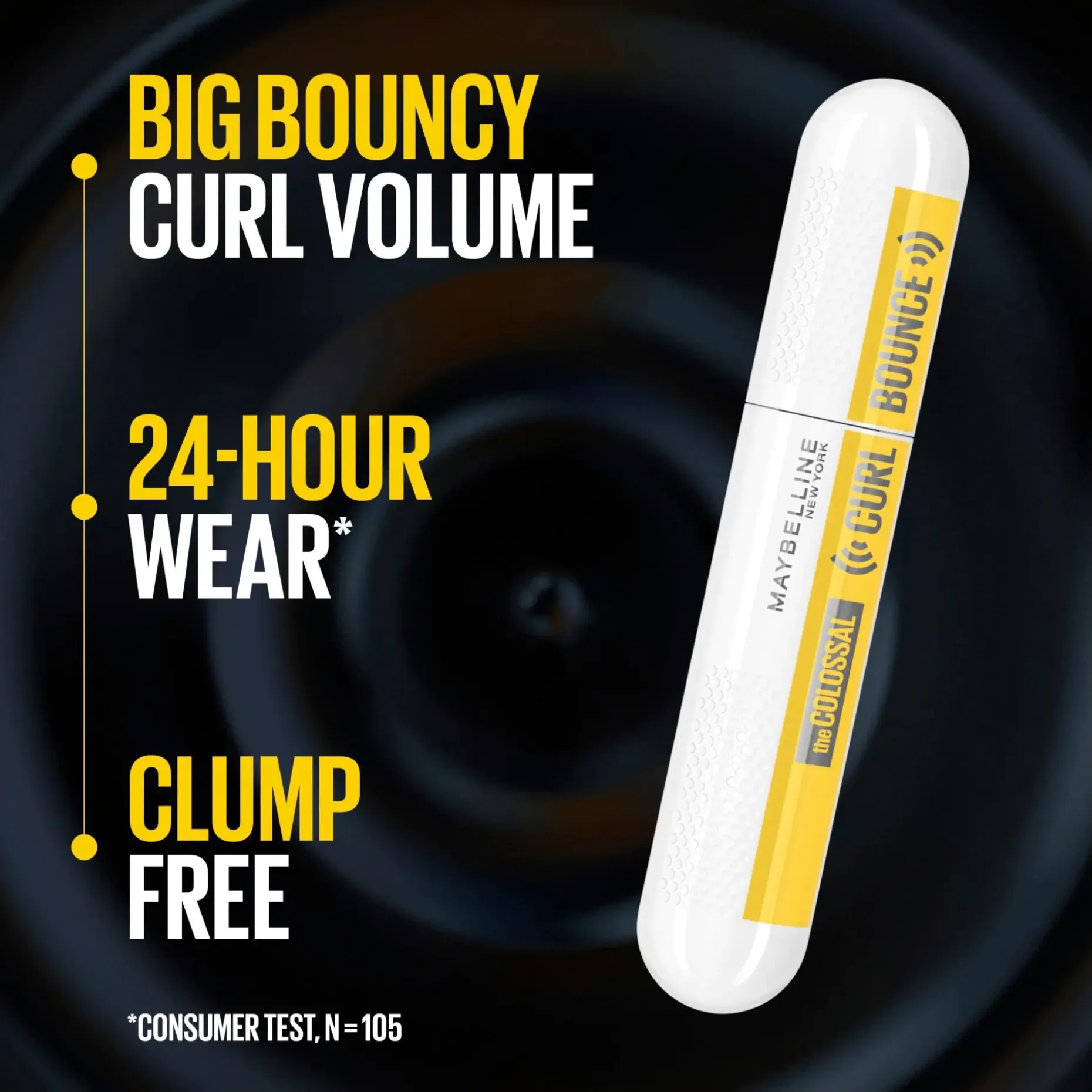 Maybelline New York Colossal Curl Bounce Black maskara 10 ml