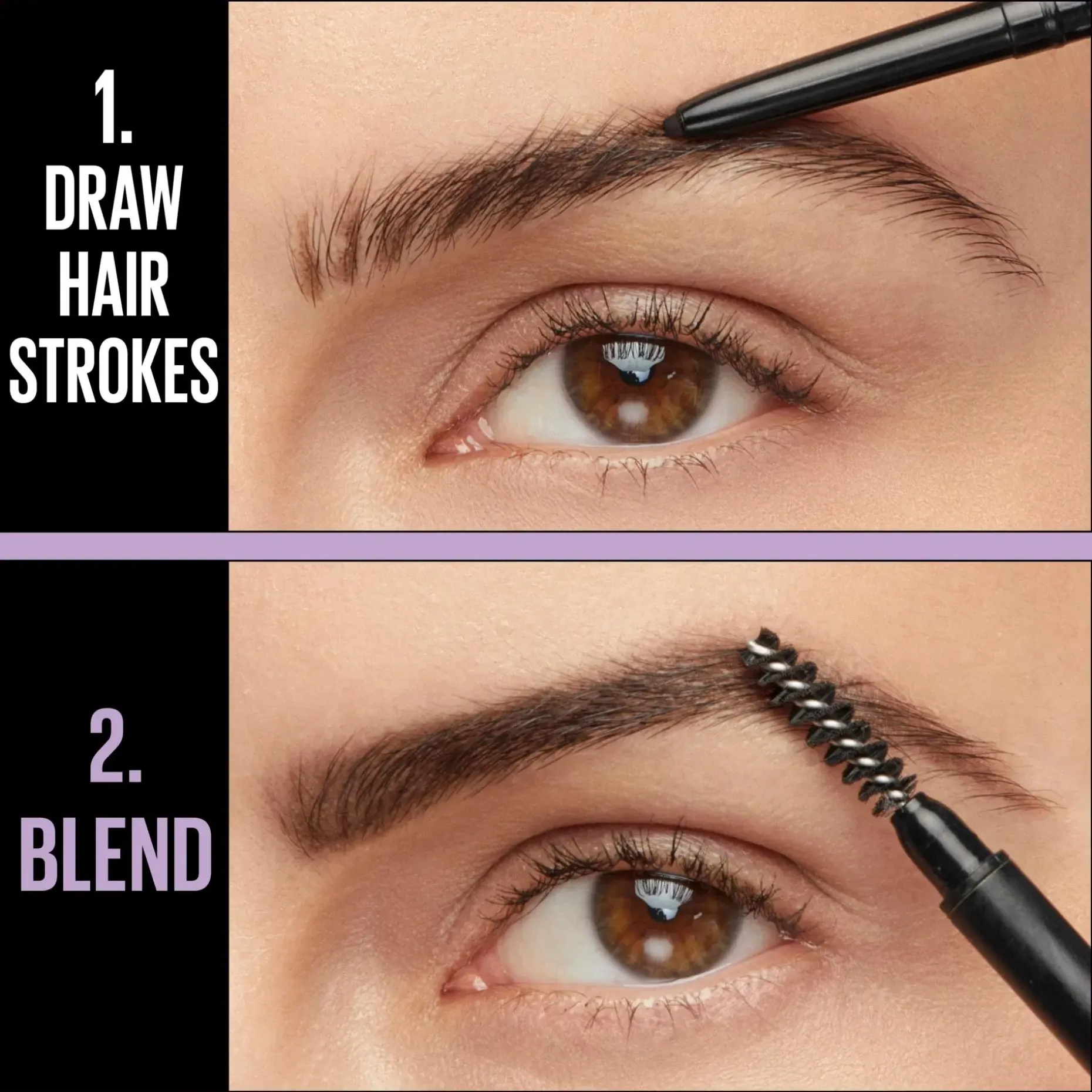 Maybelline New York Express Brow Ultra Slim 05 Deep Brown -kulmakynä 0,84g