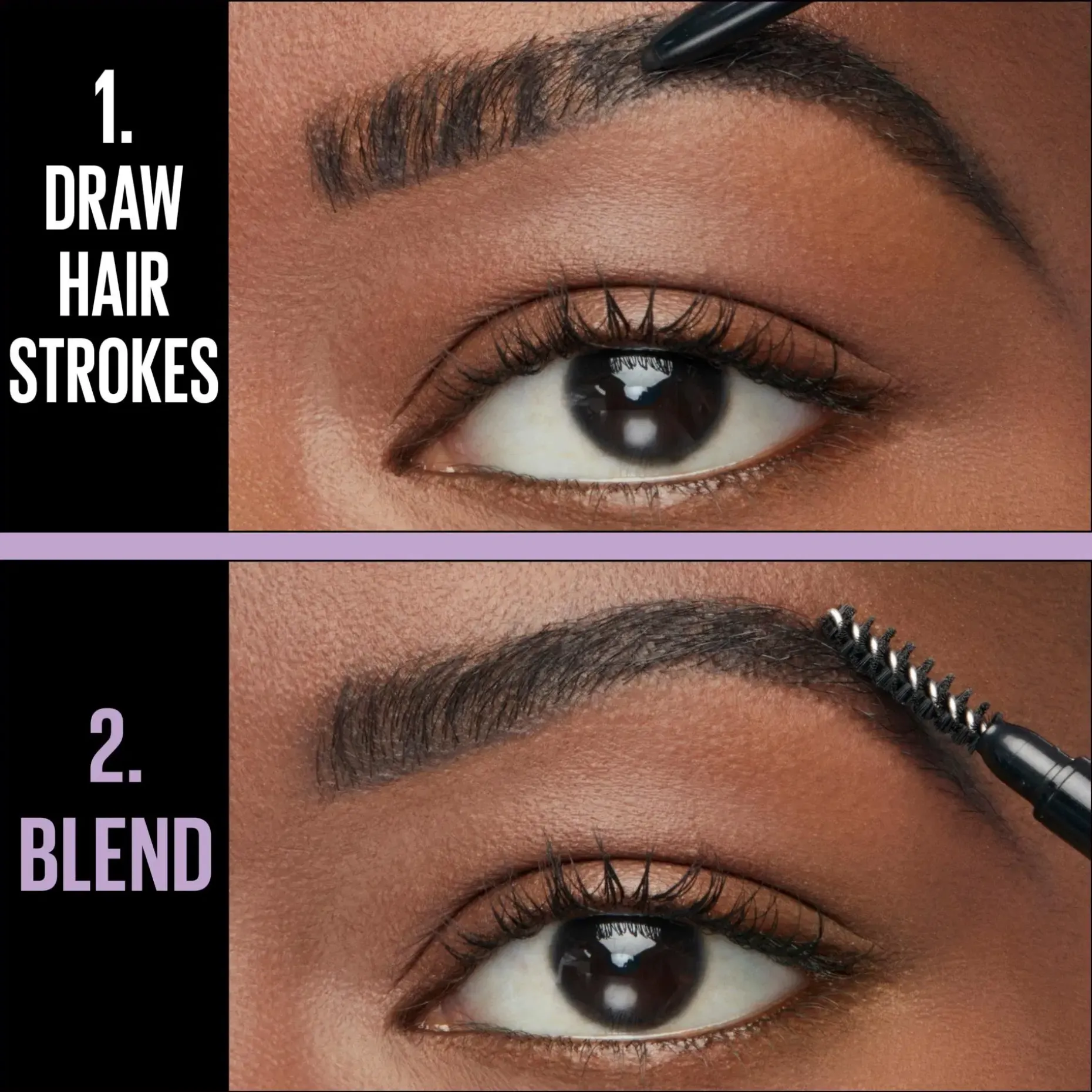 Maybelline New York Express Brow Ultra Slim 07 Black -kulmakynä 0,84g