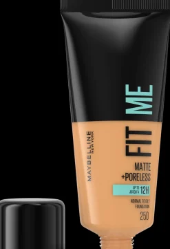 Maybelline New York Fit Me Matte+Poreless -meikkivoide 250 Sun Beige 30ml