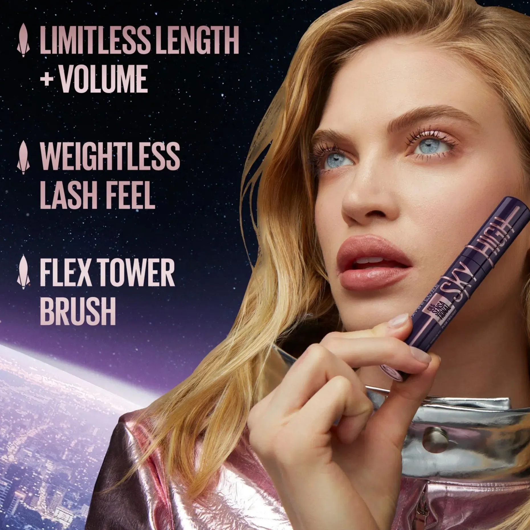 Maybelline New York Lash Sensational Sky High Green Altitude maskara 7 ml