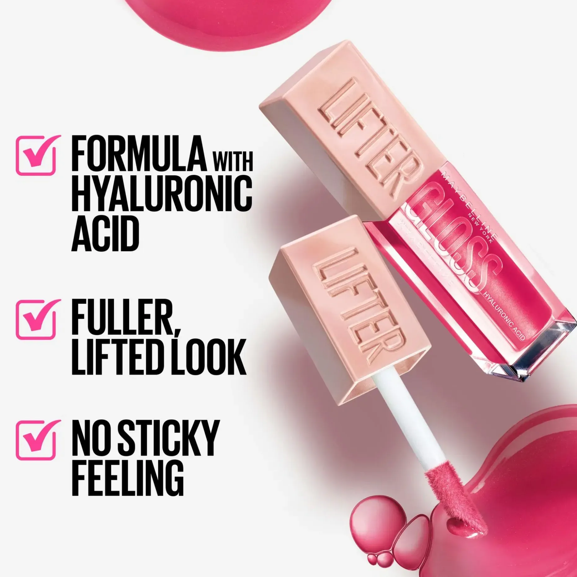 Maybelline New York Lifter Gloss 002 Ice huulikiilto 5,4ml