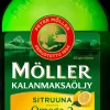 Möller Kalanmaksaöljy Sitruuna Omega-3 Vitamiinit A-D-E ravintolisä 500ml