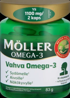 Möller Vahva omega-3 omega-3-rasvahappokapseli ravintolisä 90g/70kaps