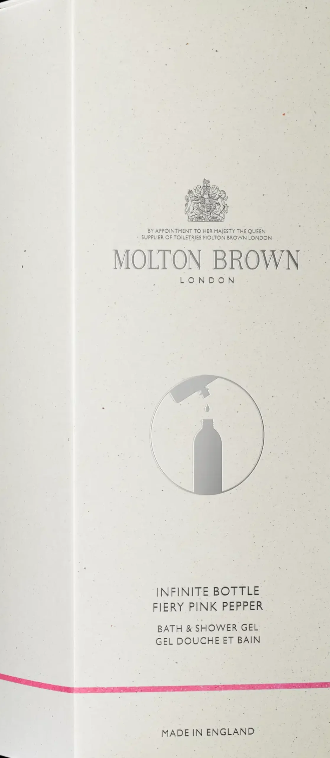 Molton Brown Infinite Bottle Fiery Pink Pepper Bath & Shower Gel suihkugeeli 400 ml