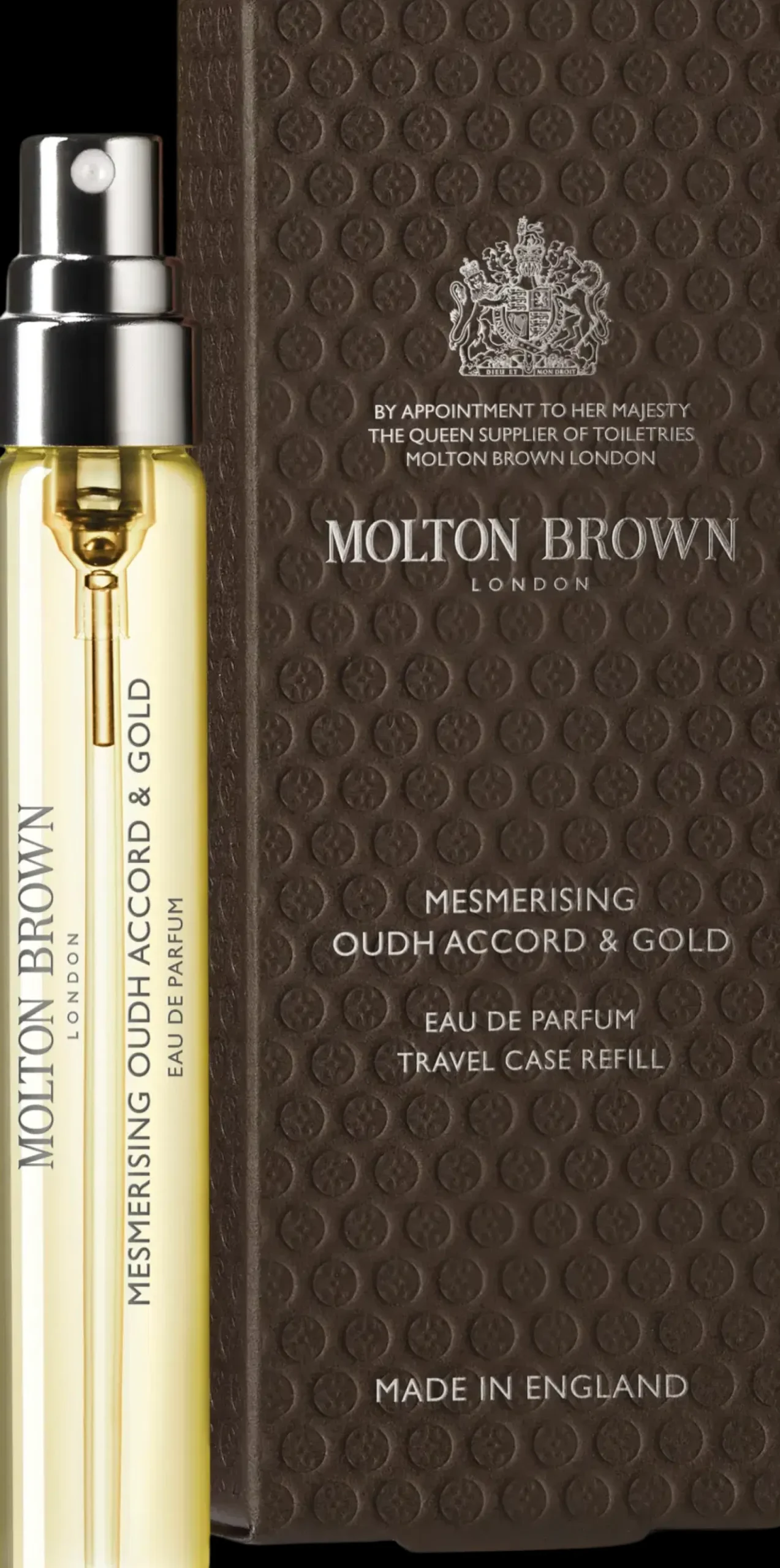 Molton Brown Mesmerising Oudh Accord & Gold EdP Travel Case Refill täyttöpakkaus 7,5 ml