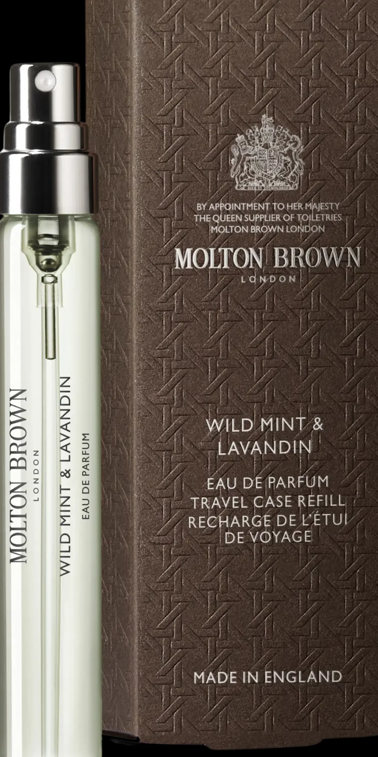 Molton Brown Wild Mint & Lavandin EdP Travel Case Refill täyttöpakkaus 7,5 ml