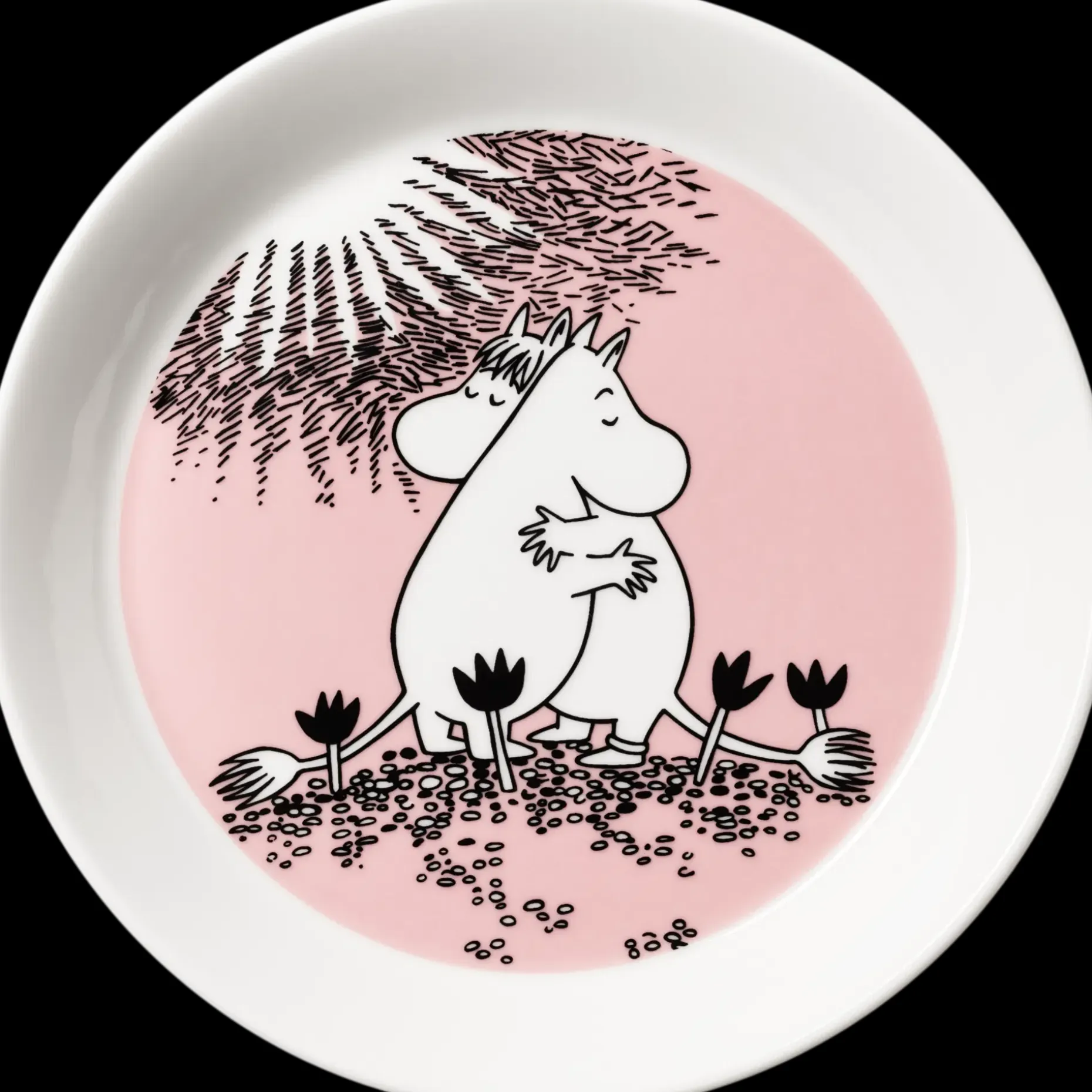 Moomin Arabia Muumi Rakkaus 30 lautanen 19cm
