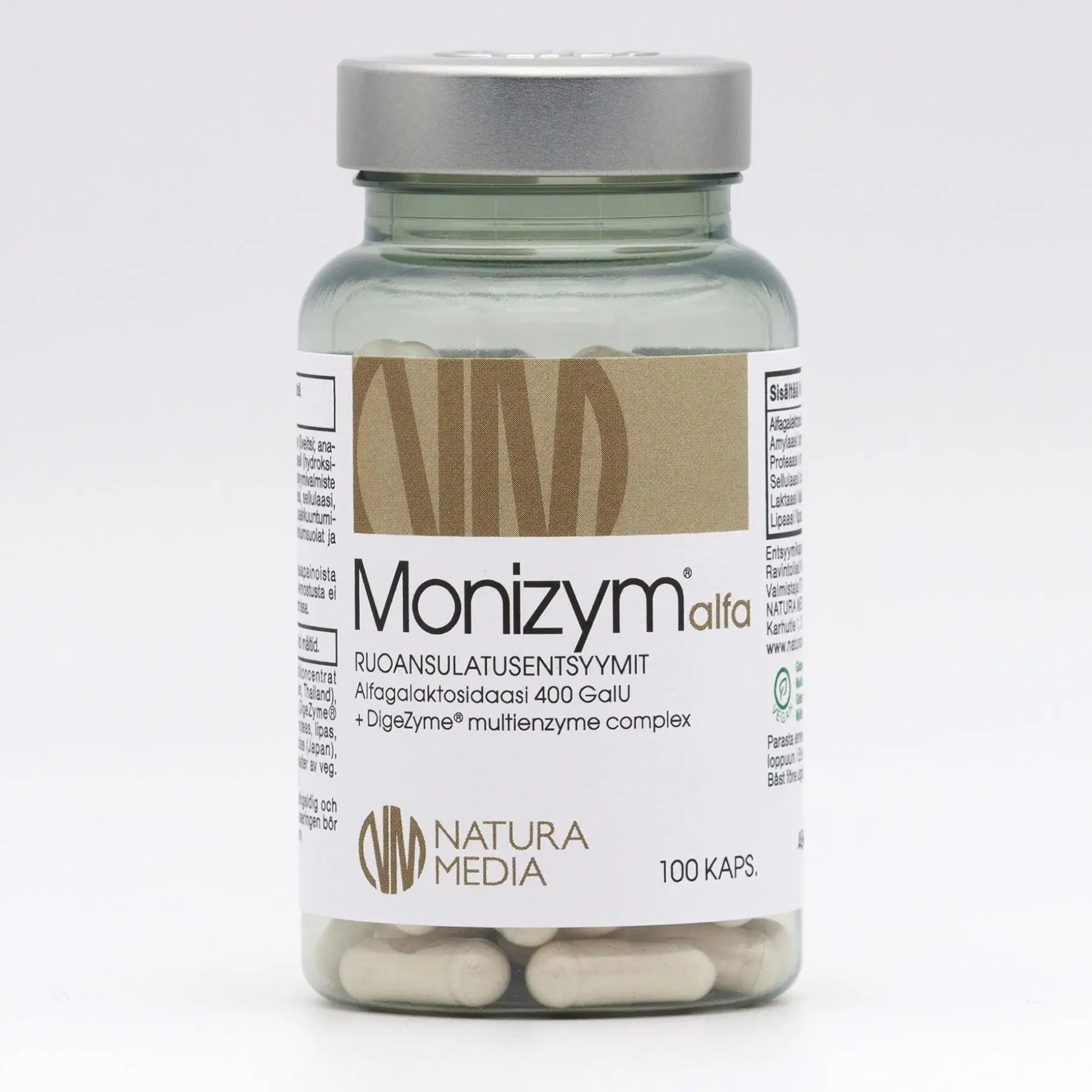 Natura Media Monizym® Alfa 100 kaps.