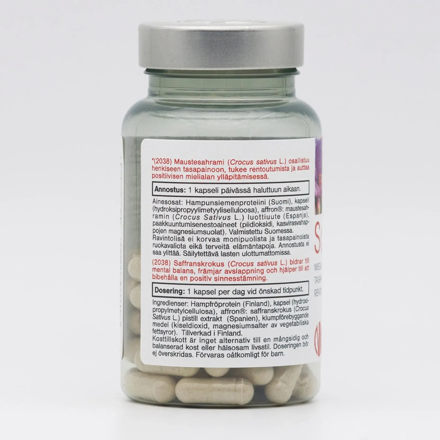 Natura Median Safran Sahramiuute 60 kaps.
