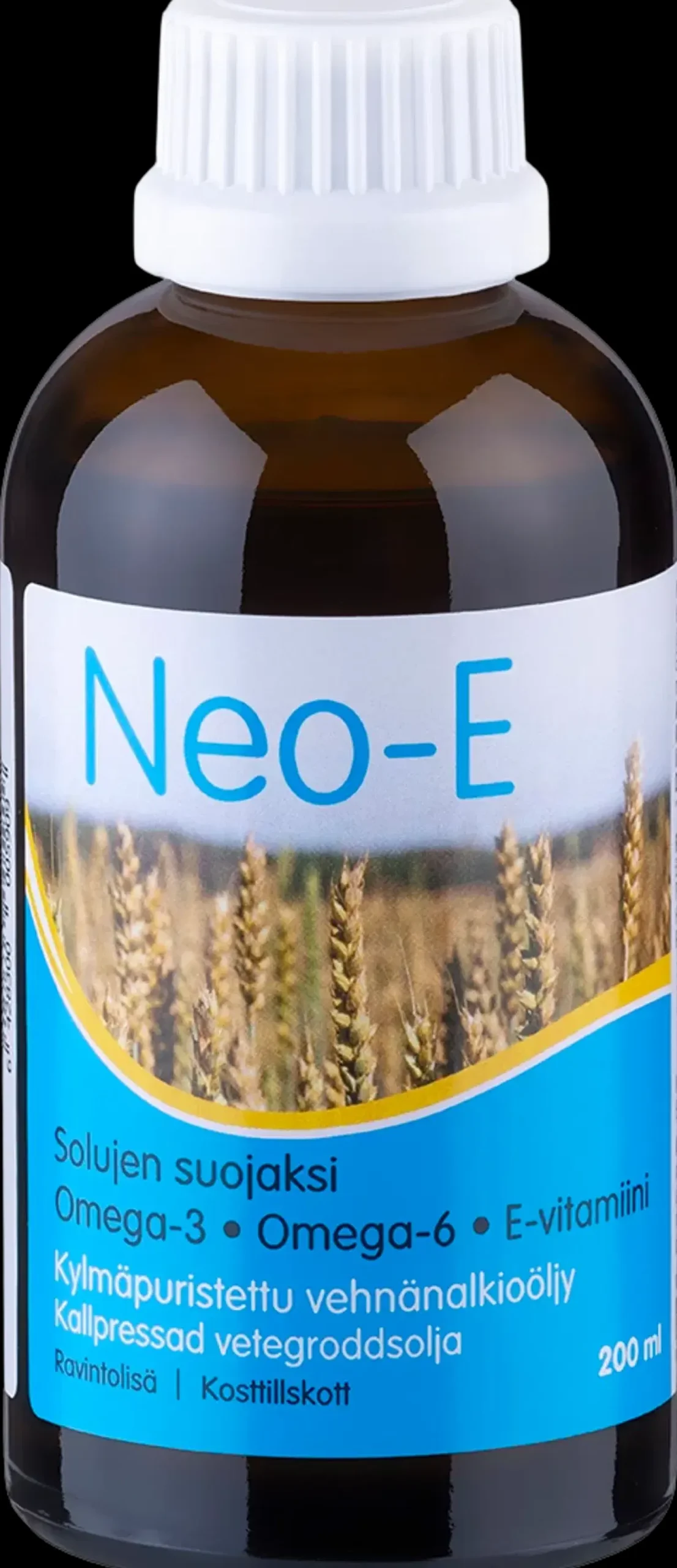 Neo-E Kylmäpuristettu vehnäalkioöljy 200 ml