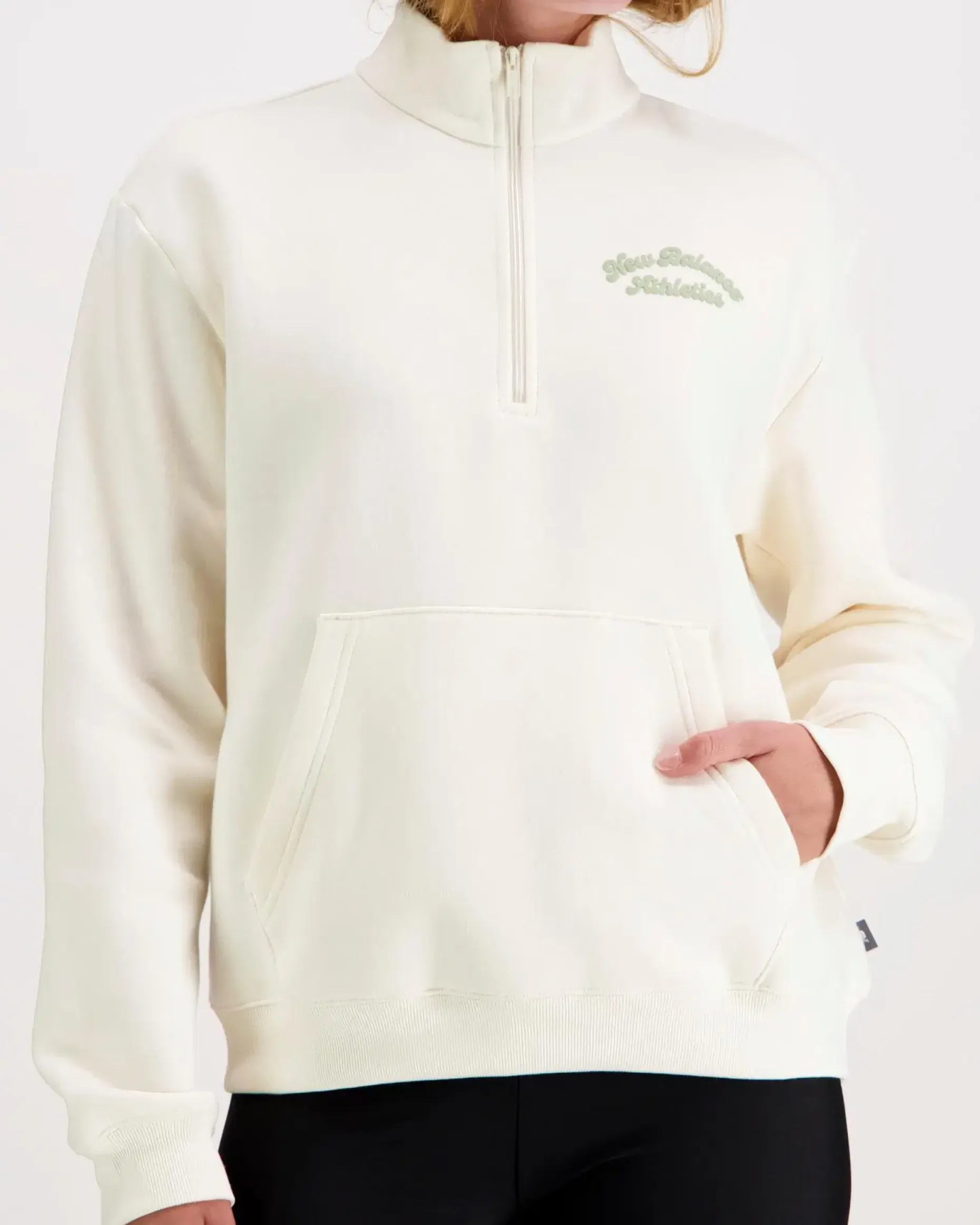 New Balance Linear Heritage Half Zip fleece