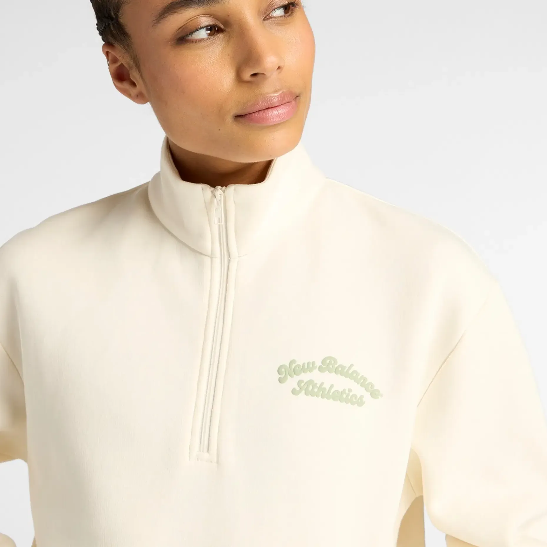 New Balance Linear Heritage Half Zip fleece