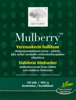 New Nordic Mulberry™ ravintolisä 120 tabl. / 143 g