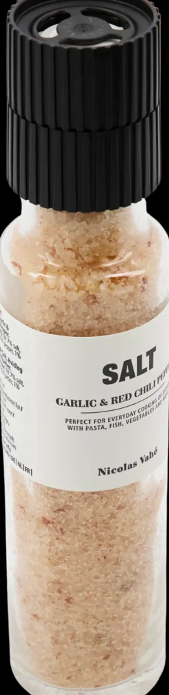 Nicolas Vahé Valkosipuli ja punainen chili suola 325 g