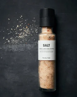 Nicolas Vahé Valkosipuli ja punainen chili suola 325 g