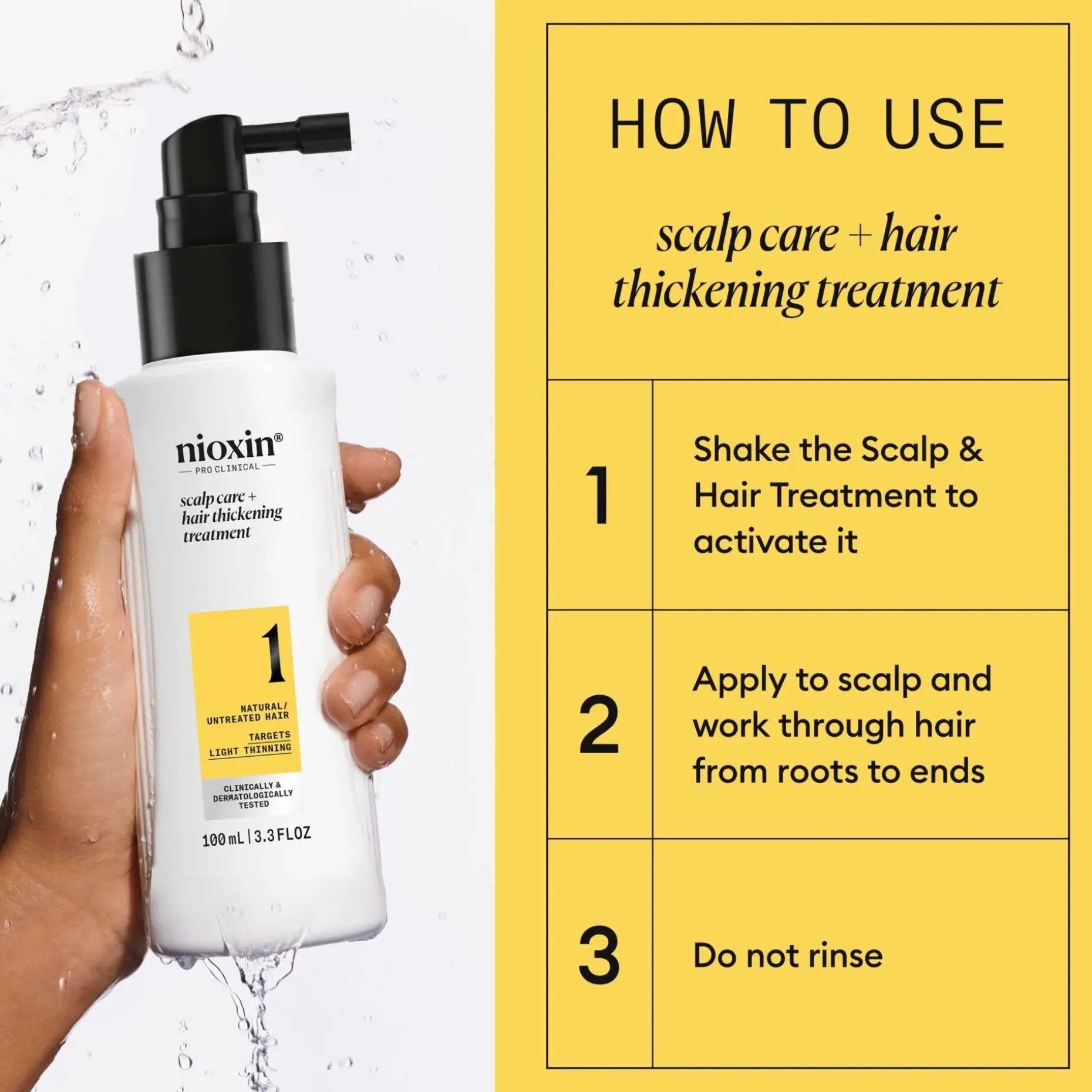 Nioxin System 1 Scalp Treatment seerumi 100 ml