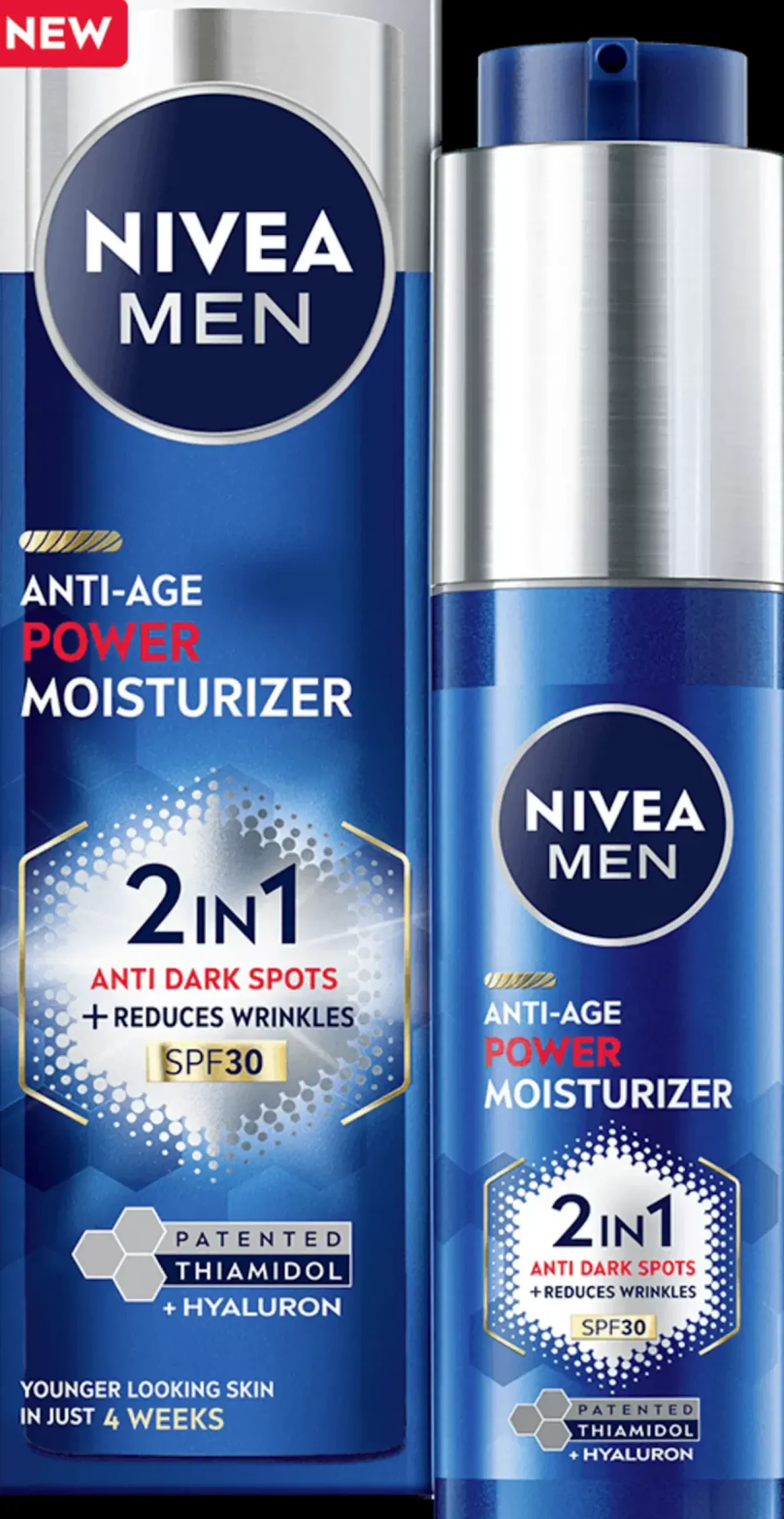 NIVEA MEN 50ml Anti-Age 2in1 Power Moisturizer -kasvovoide