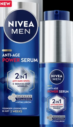 NIVEA MEN 30ml Anti-Age 2in1 Power Serum kasvoseerumi