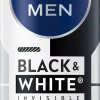 NIVEA MEN 150ml Black & White Invisible Fresh Deo Spray -antiperspirantti