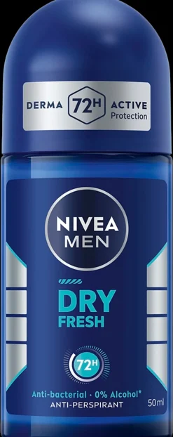 NIVEA MEN 50ml Dry Fresh Deo Roll-On -antiperspirantti