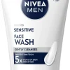 NIVEA MEN 100ml Sensitive Face Wash -kasvojenpuhdistusgeeli