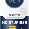 NIVEA MEN 75ml Sensitive Moisturiser SK15 -kasvovoide
