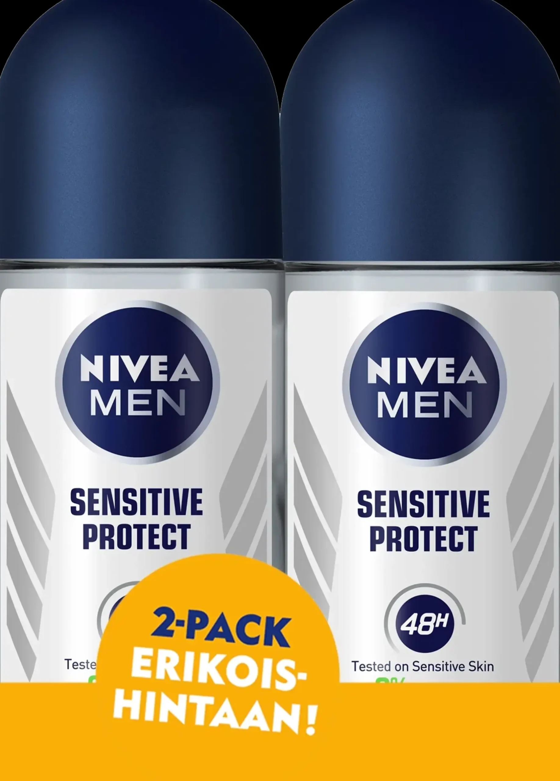 NIVEA MEN 2x50ml Sensitive Protect Deo roll-on -antiperspirantti