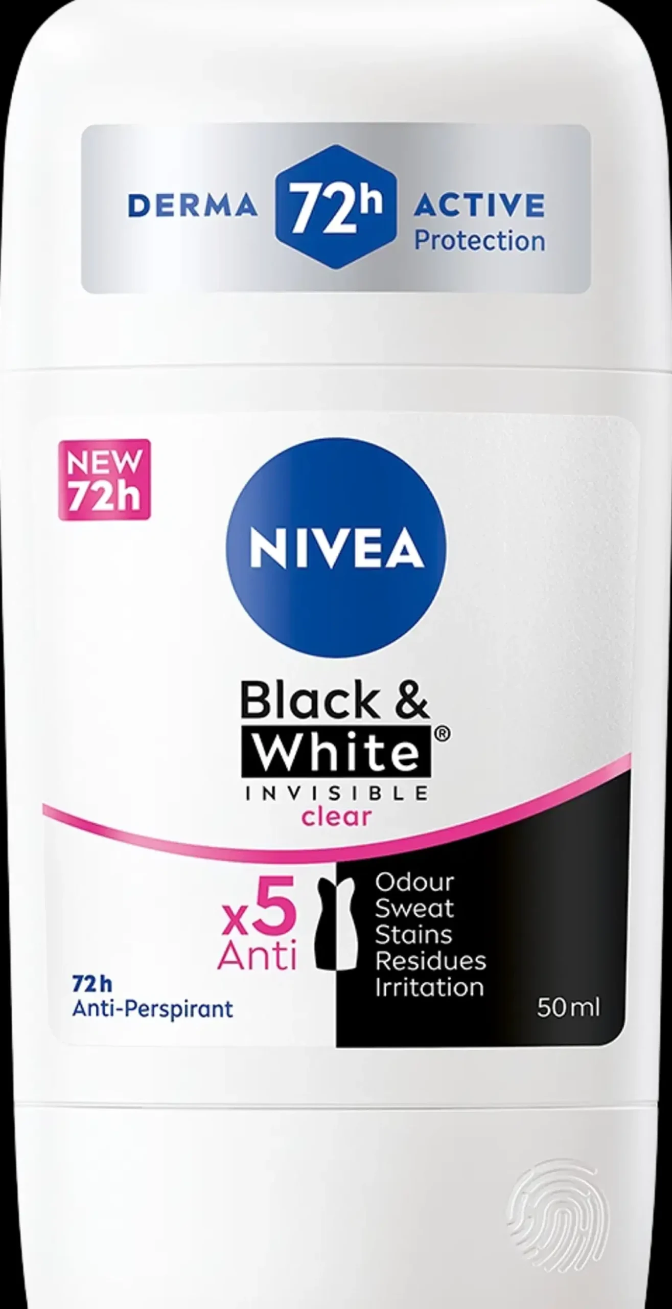 NIVEA 50ml Black & White Invisible Original Deo Stick -antiperspirantti
