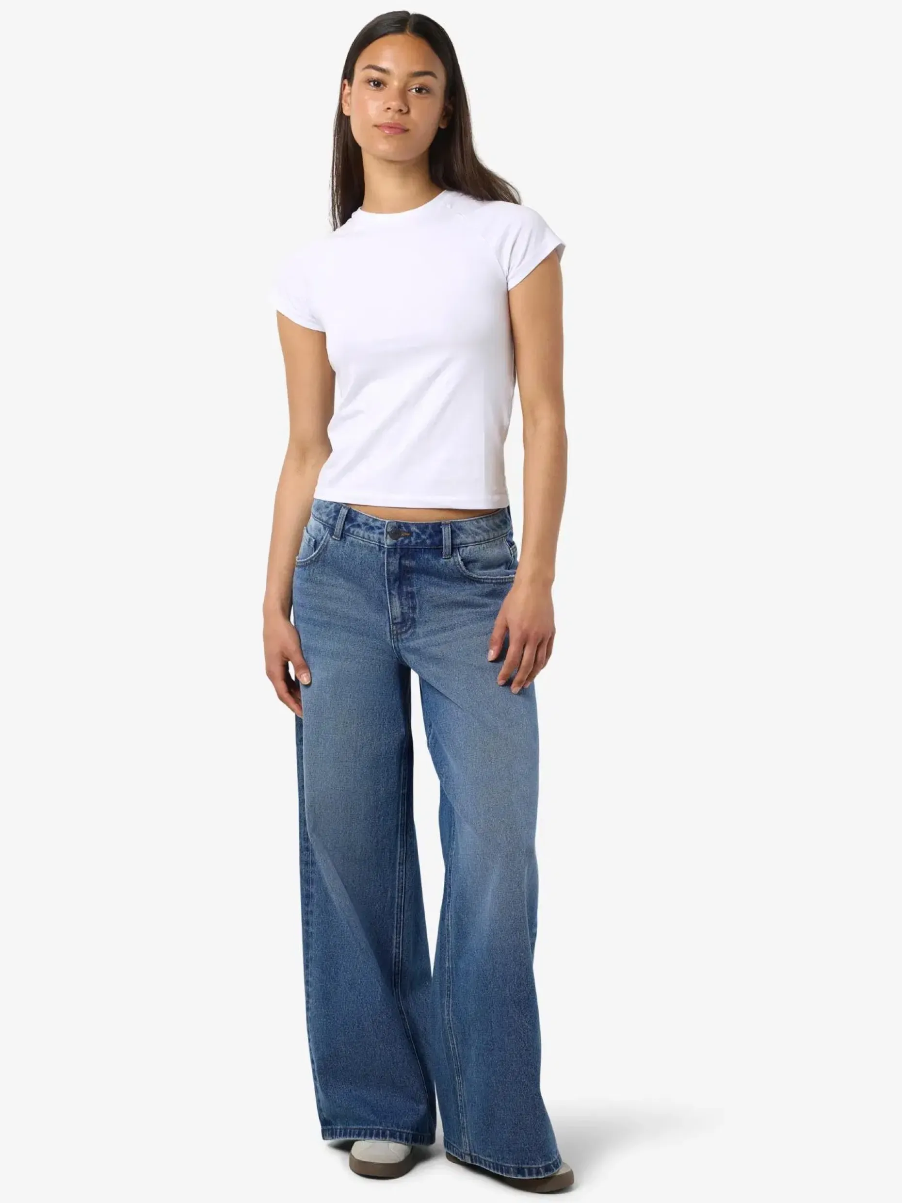 Noisy May Nmkettie wide leg farkut