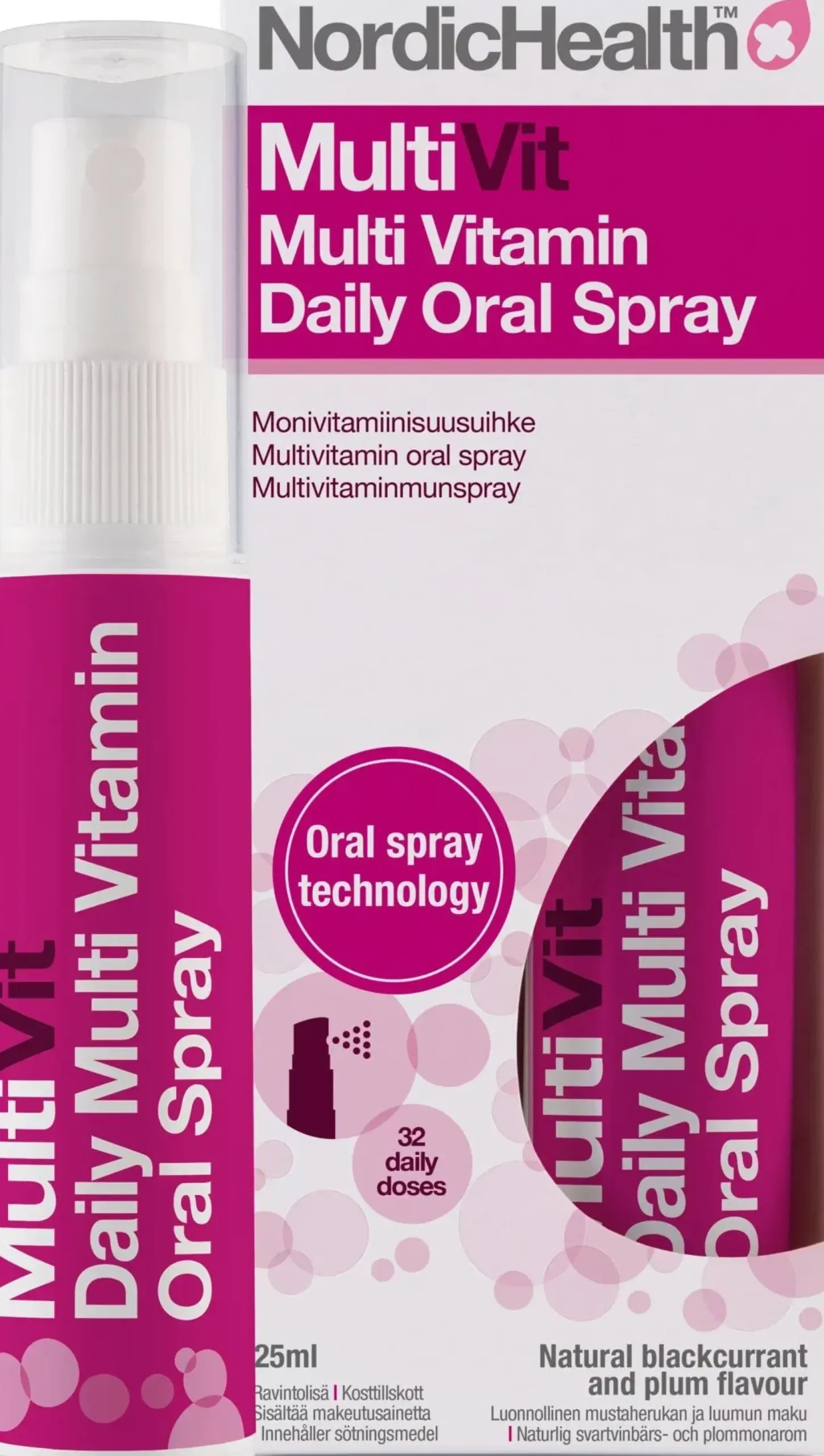 Nordic Health MultiVit suusuihke 25 ml