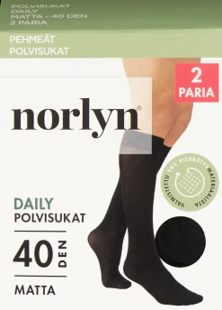 Norlyn Daily 2-pack 40 den polvisukat
