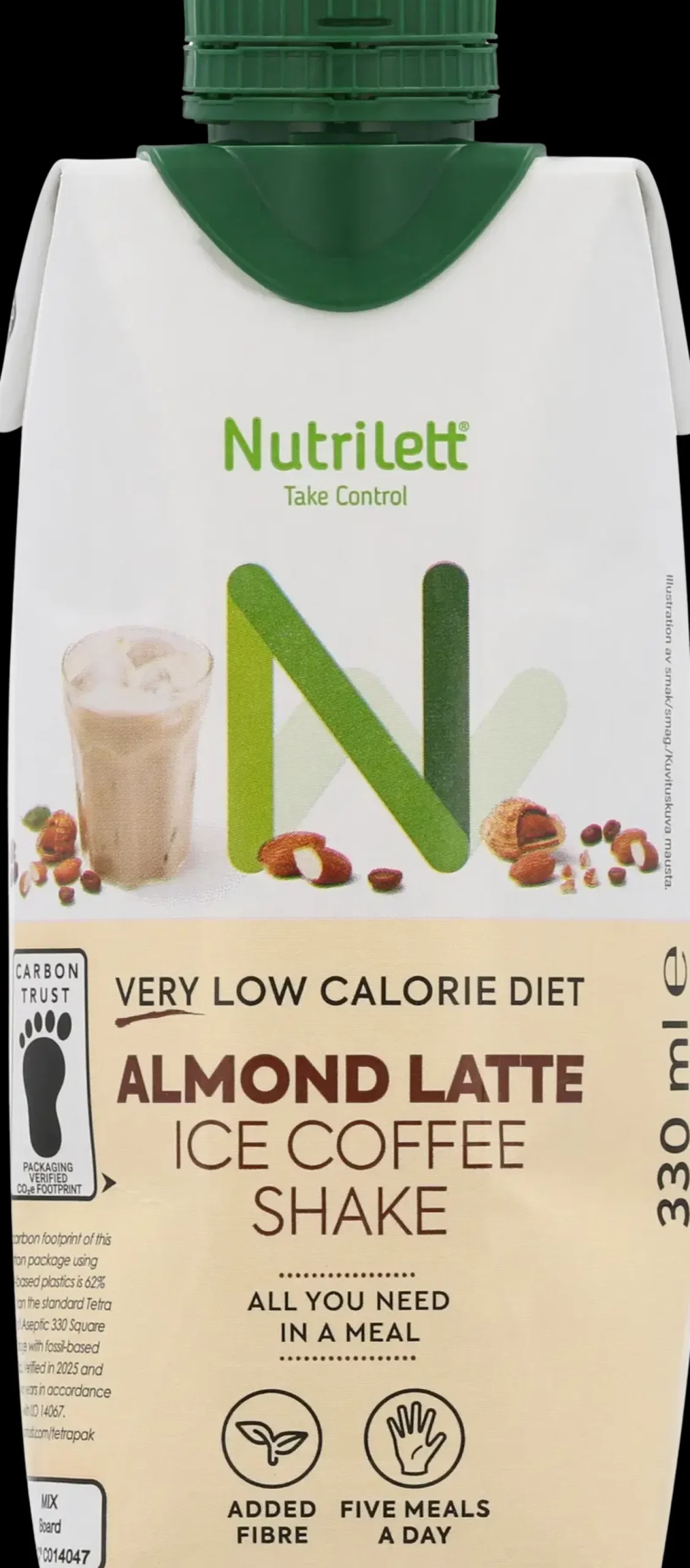 Nutrilett VLCD Almond Latte Ice Coffee shake Valmis pirtelö 330ml