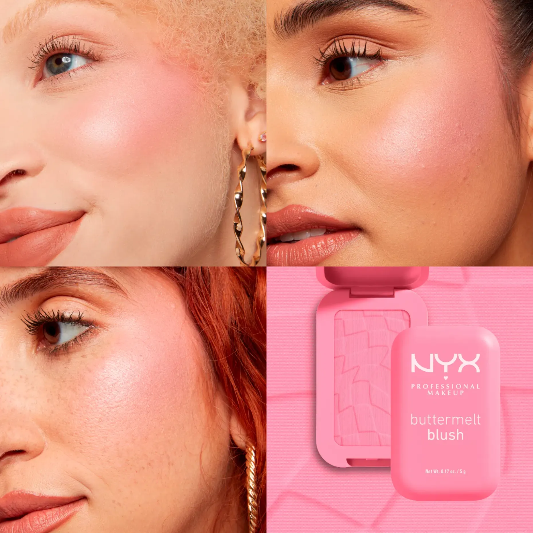 NYX Professional Makeup Buttermelt Blush poskipuna 5 g