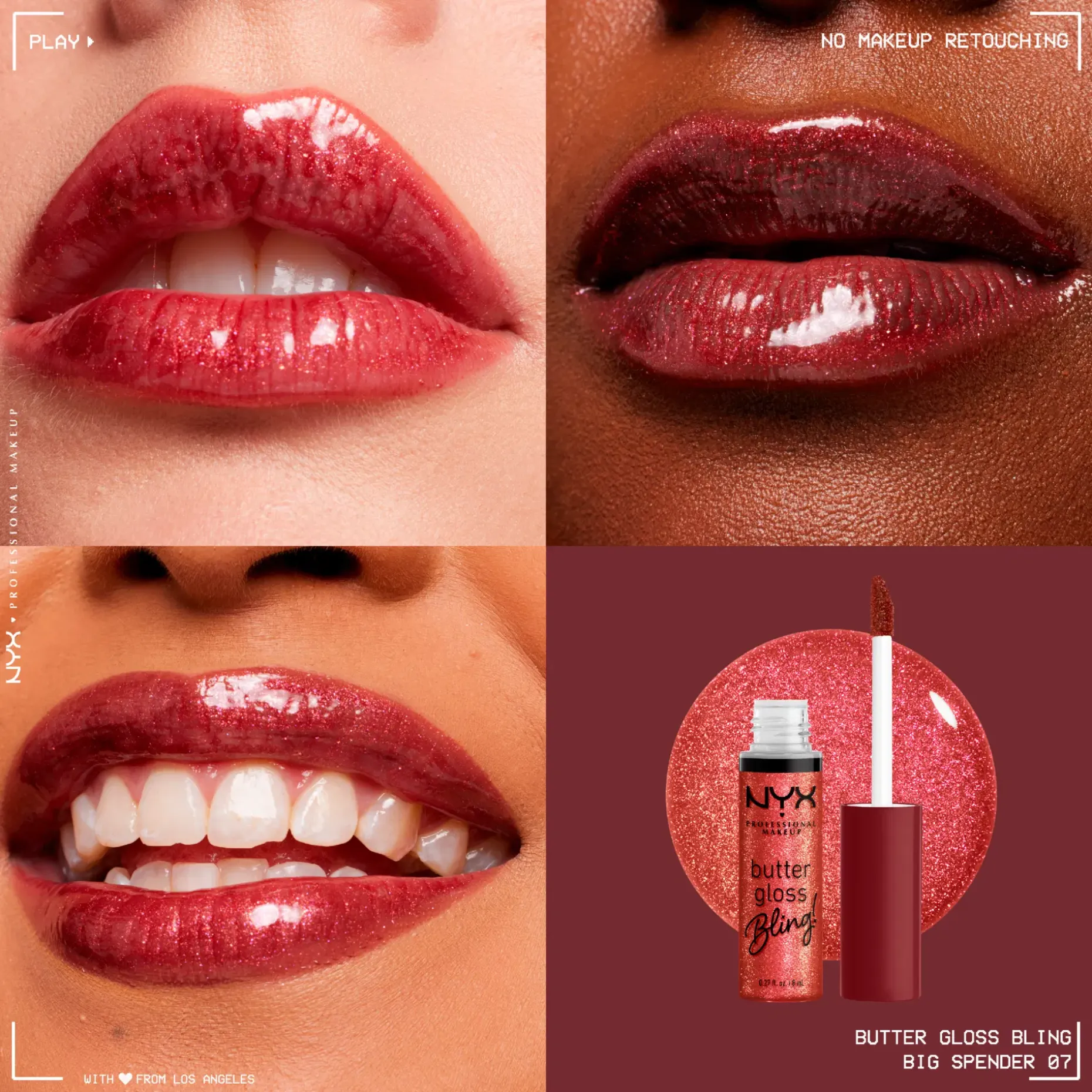 NYX Professional Makeup Butter Gloss Bling huulikiilto 8 ml