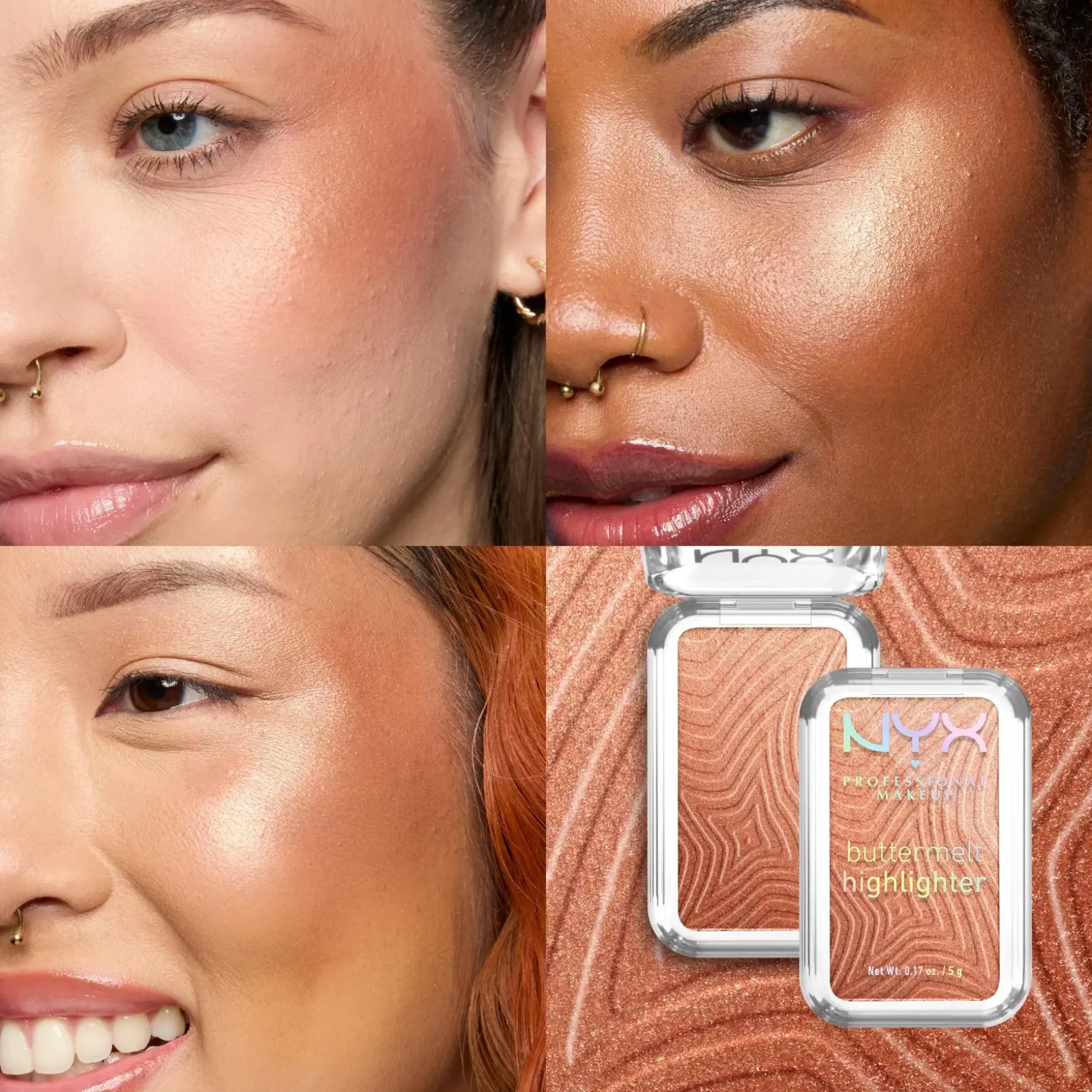 NYX Professional Makeup Buttermelt korostuspuuteri 5 g