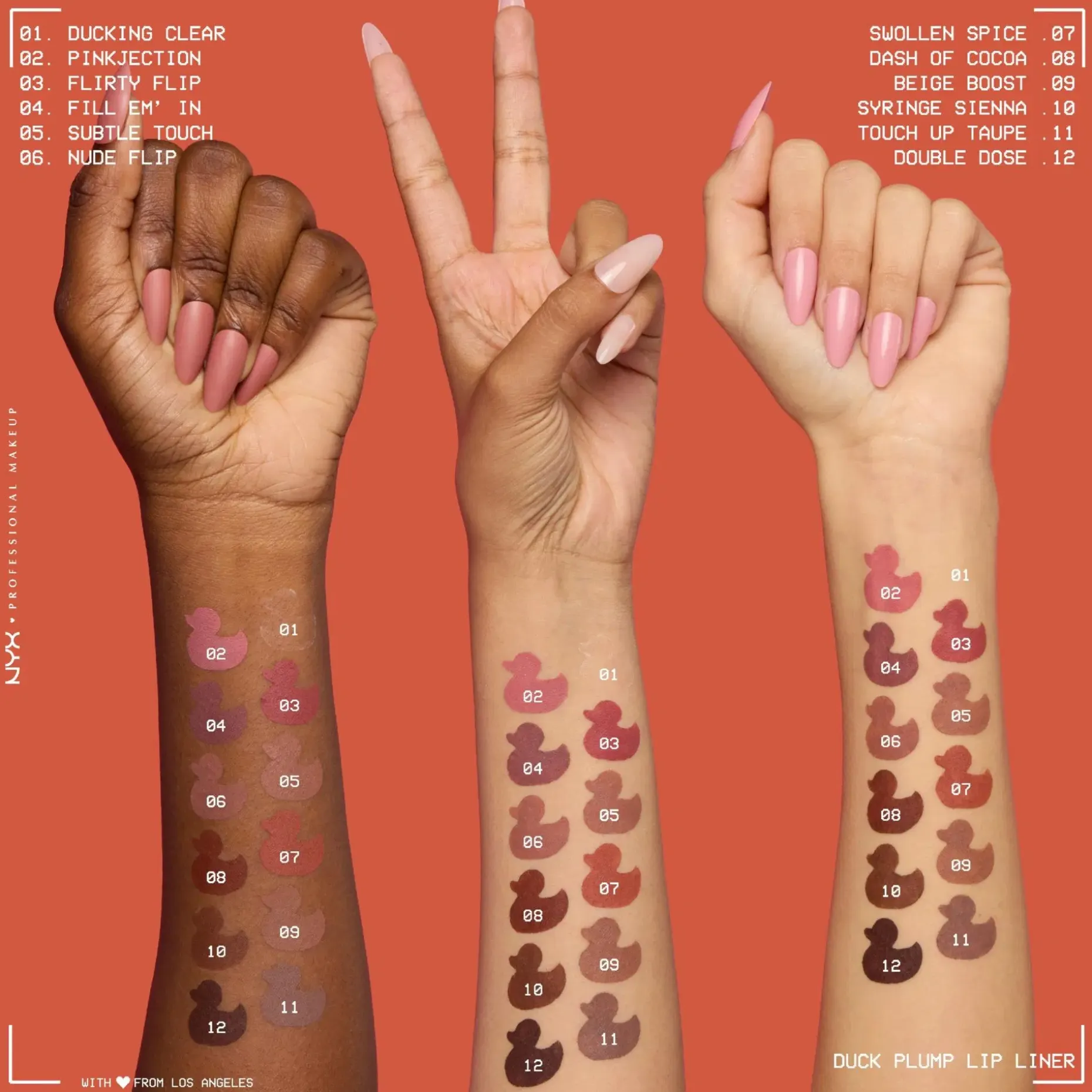 NYX Professional Makeup Duck Plump Lip Liner huultenrajauskynä 0,3 g