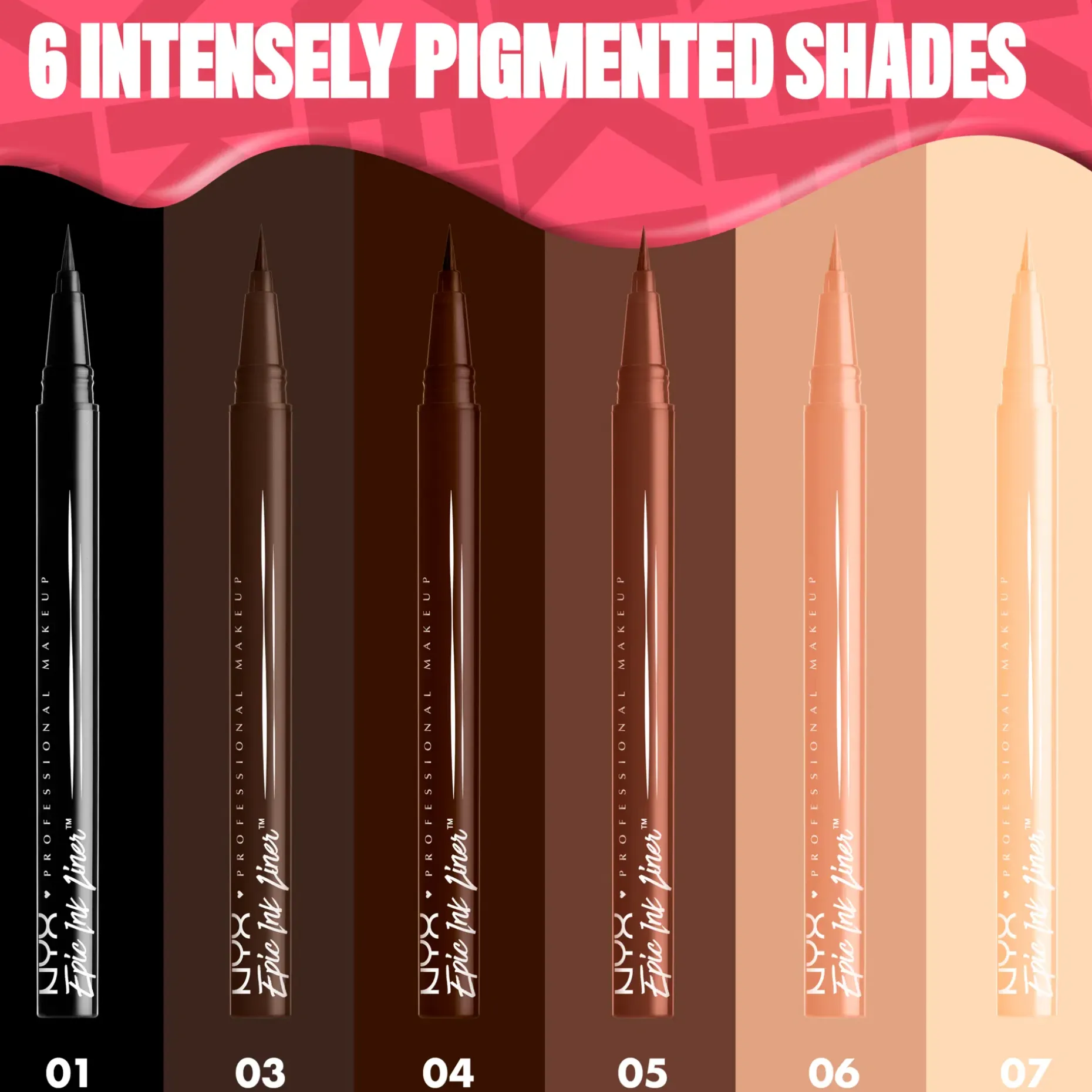 NYX Professional Makeup Epic Ink Liner Waterproof silmänrajauskynä 1 ml