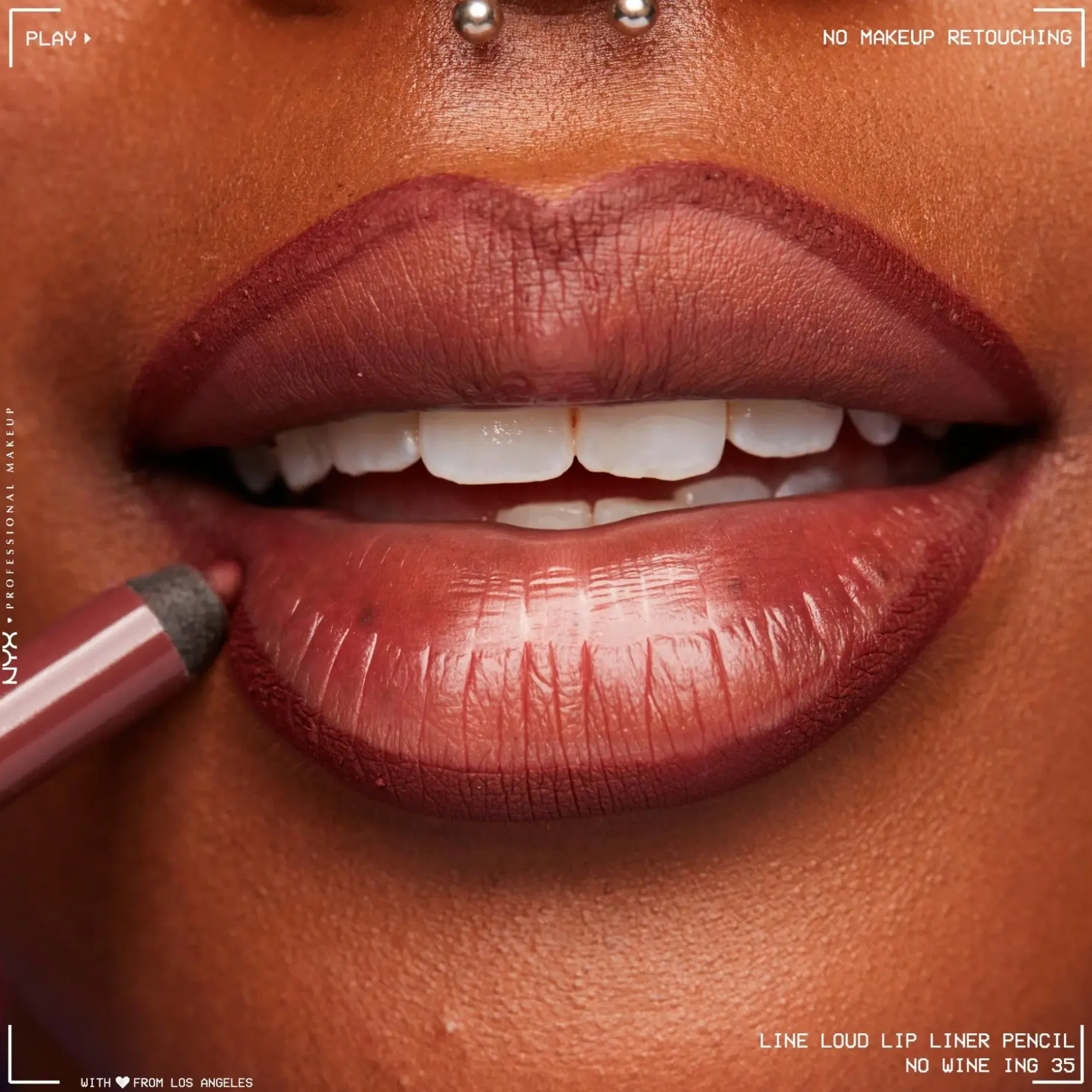NYX Professional Makeup Line Loud Lip Pencil huultenrajauskynä 1,2 g