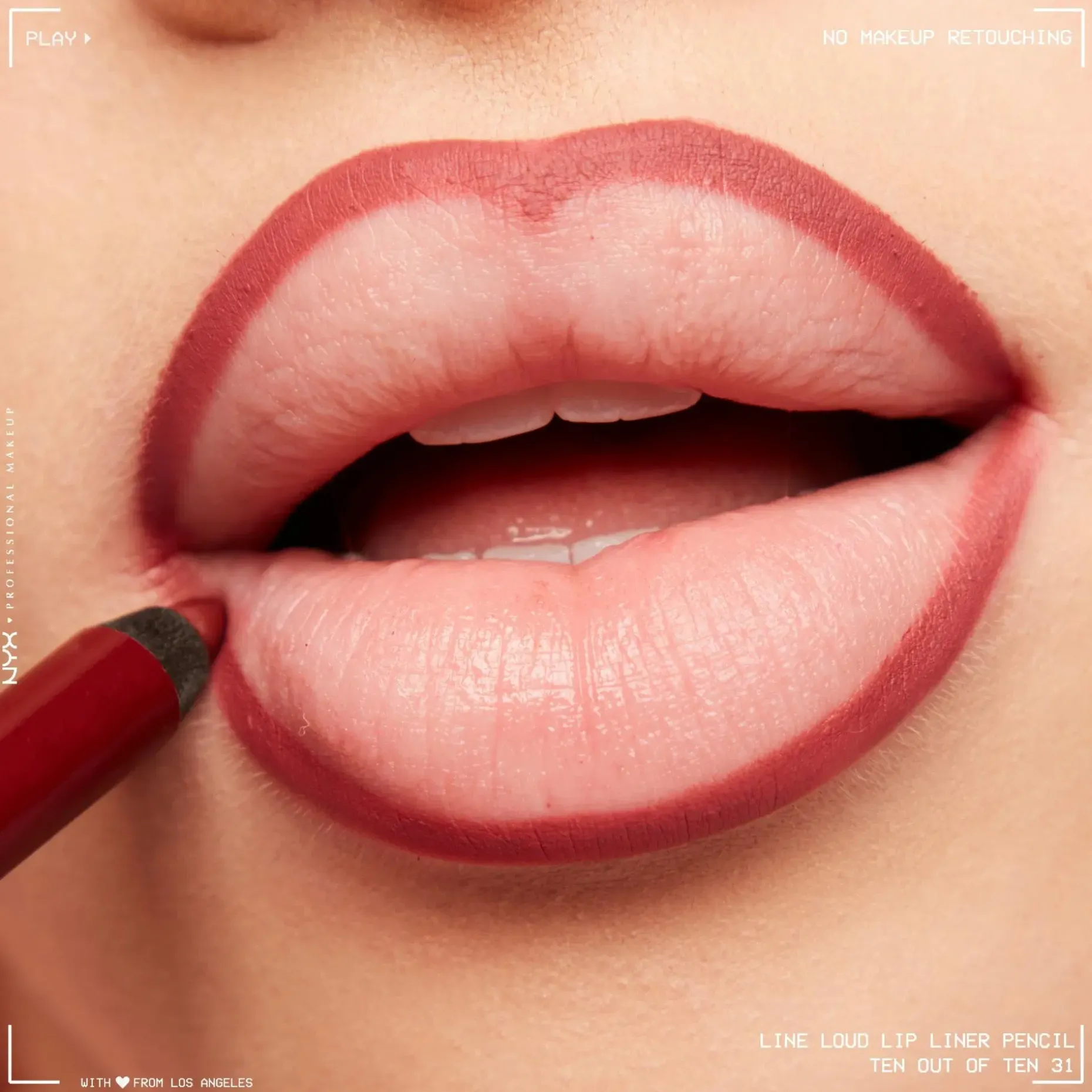 NYX Professional Makeup Line Loud Lip Pencil huultenrajauskynä 1,2 g