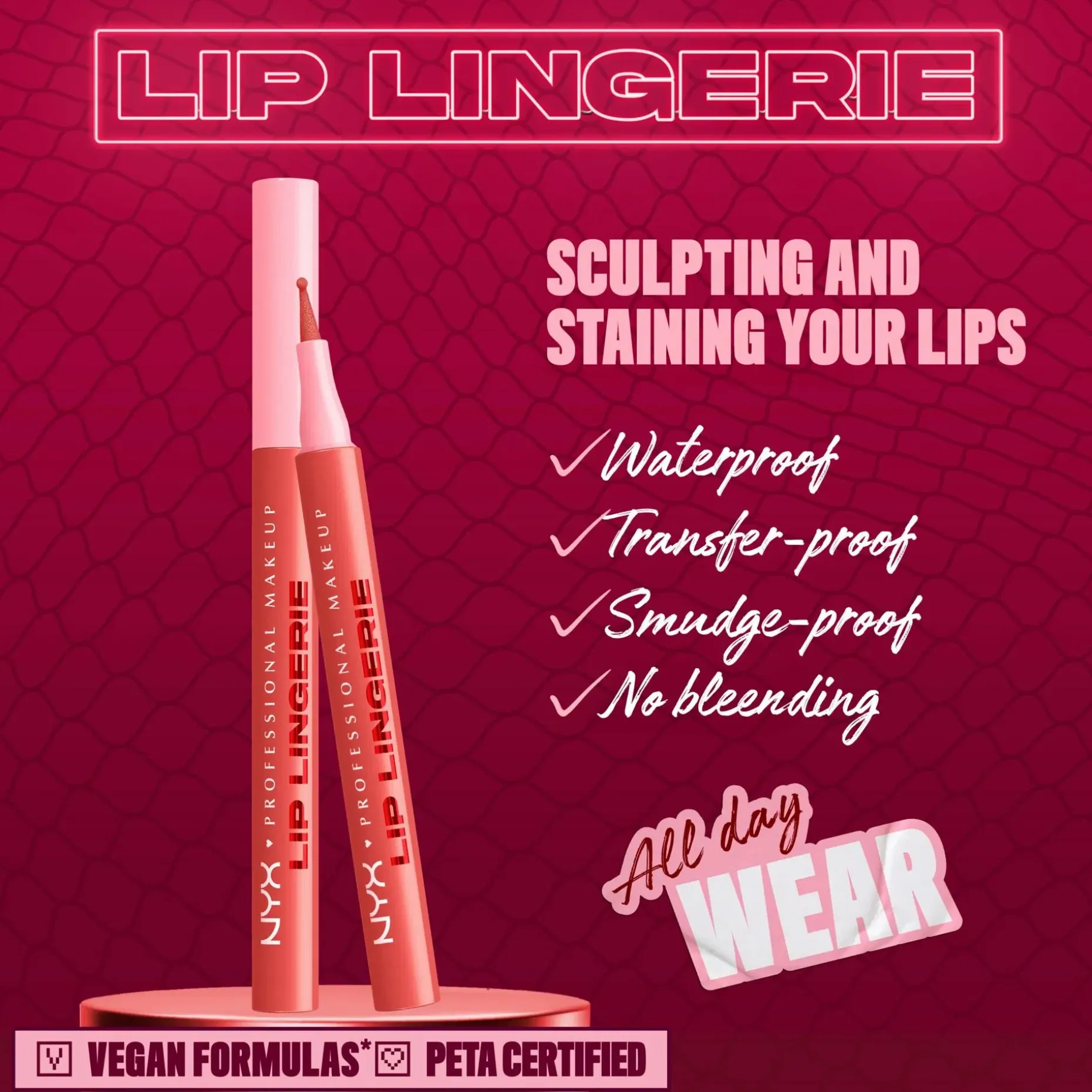 NYX Professional Makeup Lip Lingerie Liner Stain -huultenrajauskynä 1 ml