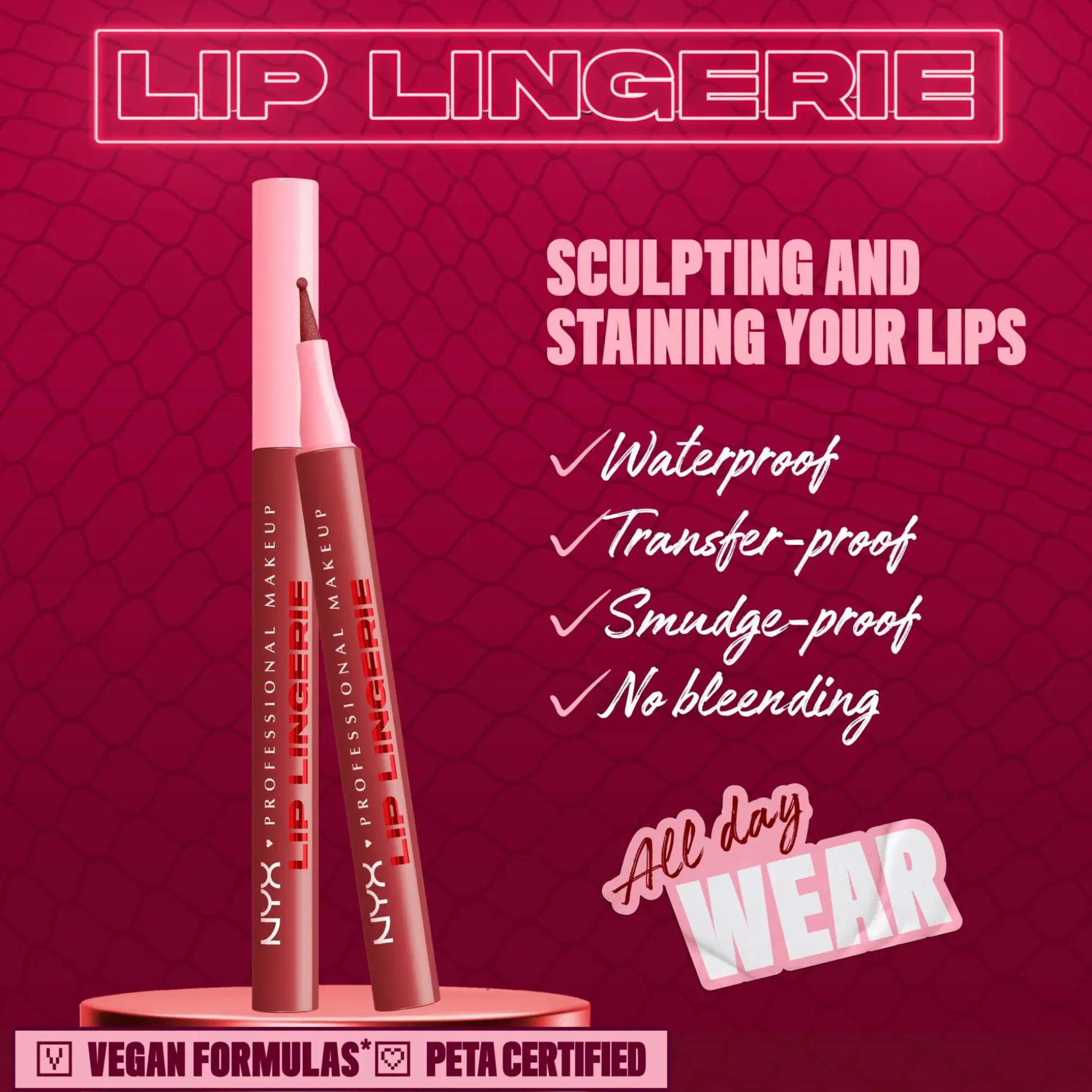 NYX Professional Makeup Lip Lingerie Liner Stain -huultenrajauskynä 1 ml