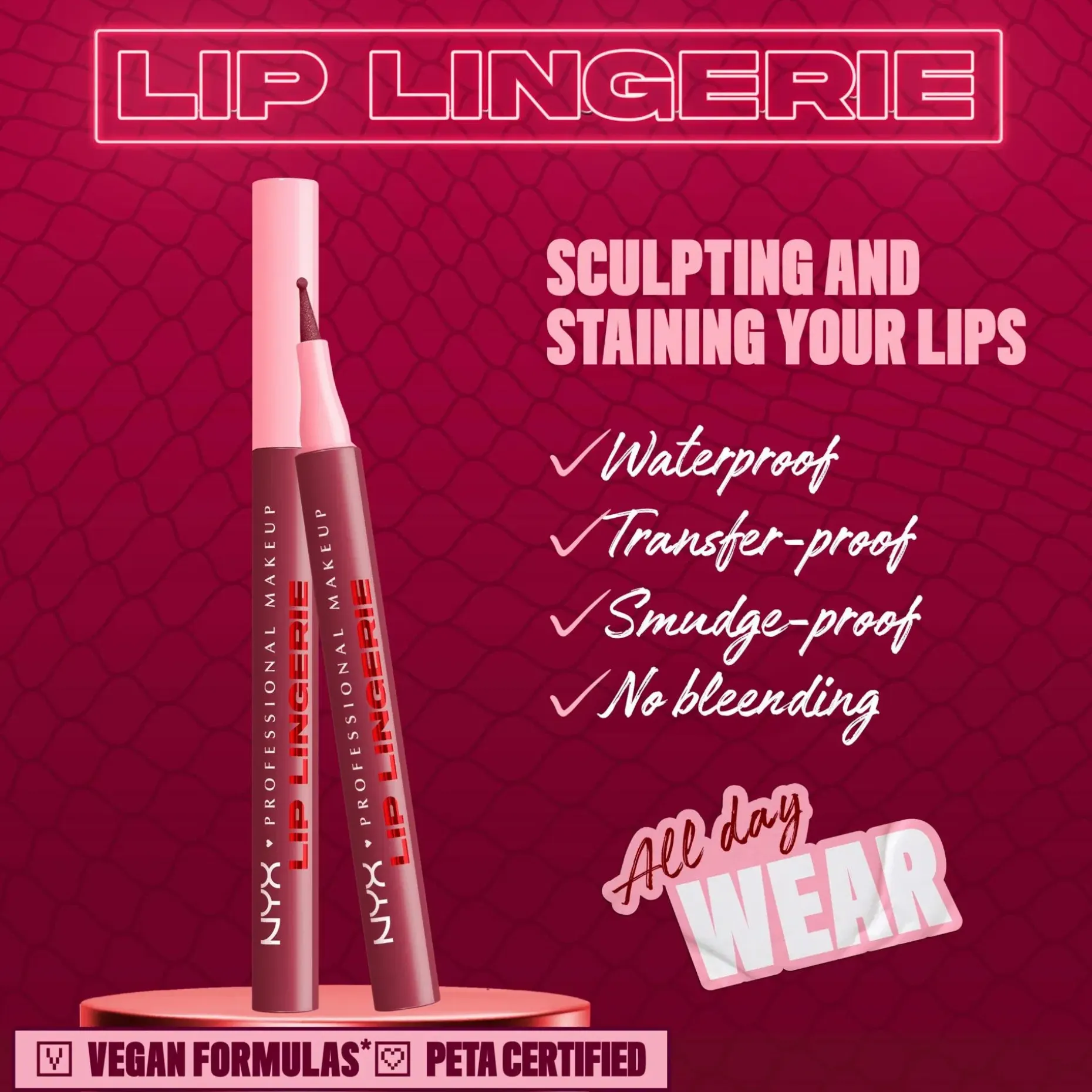 NYX Professional Makeup Lip Lingerie Liner Stain -huultenrajauskynä 1 ml