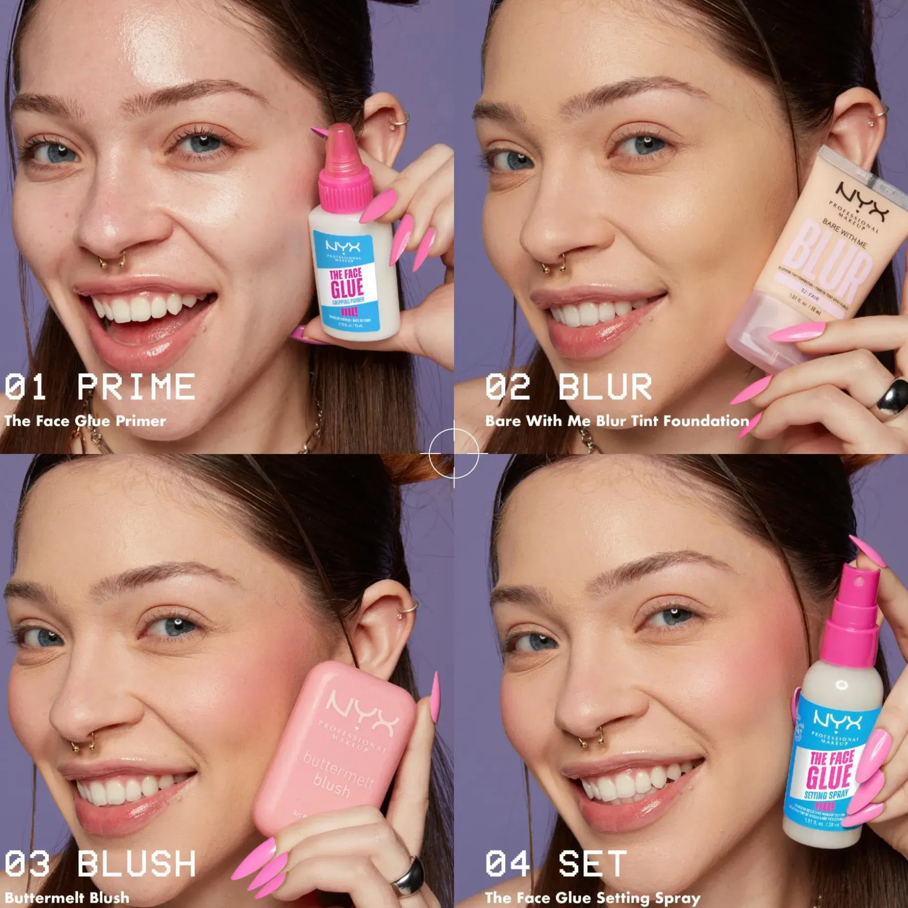 NYX Professional Makeup The Face Glue meikinpohjustusvoide 35 ml