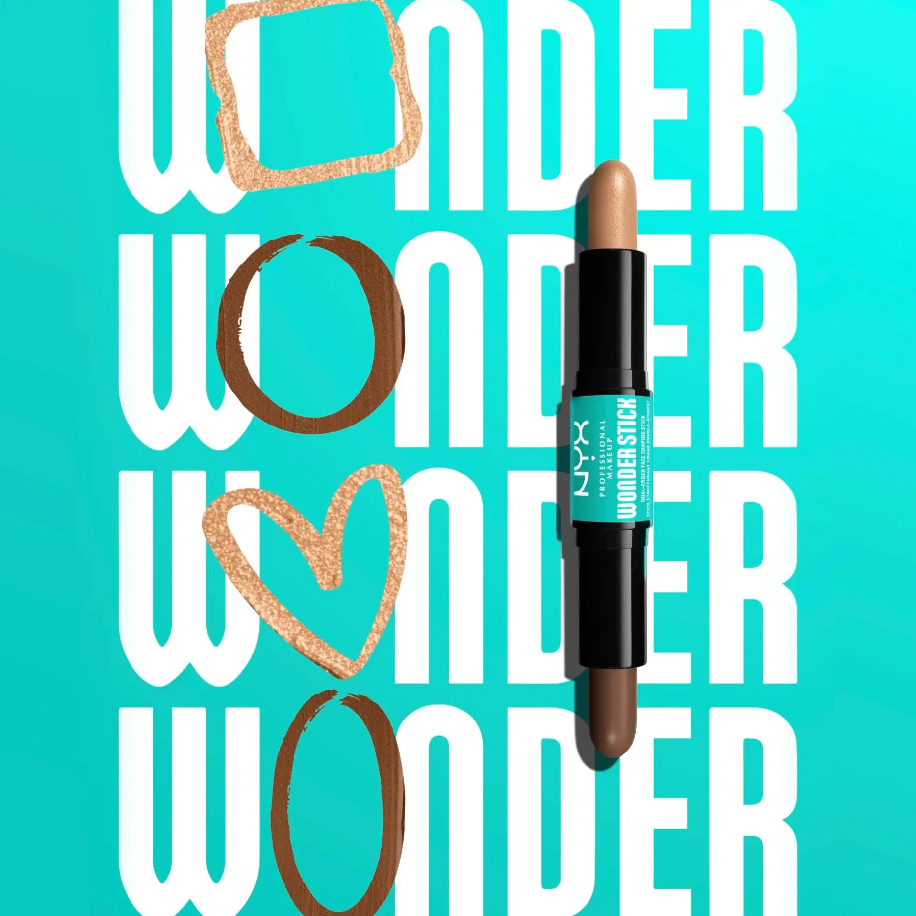 NYX Professional Makeup Wonder Stick Dual-Ended Face Shaping Stick korostuskynä 4 g