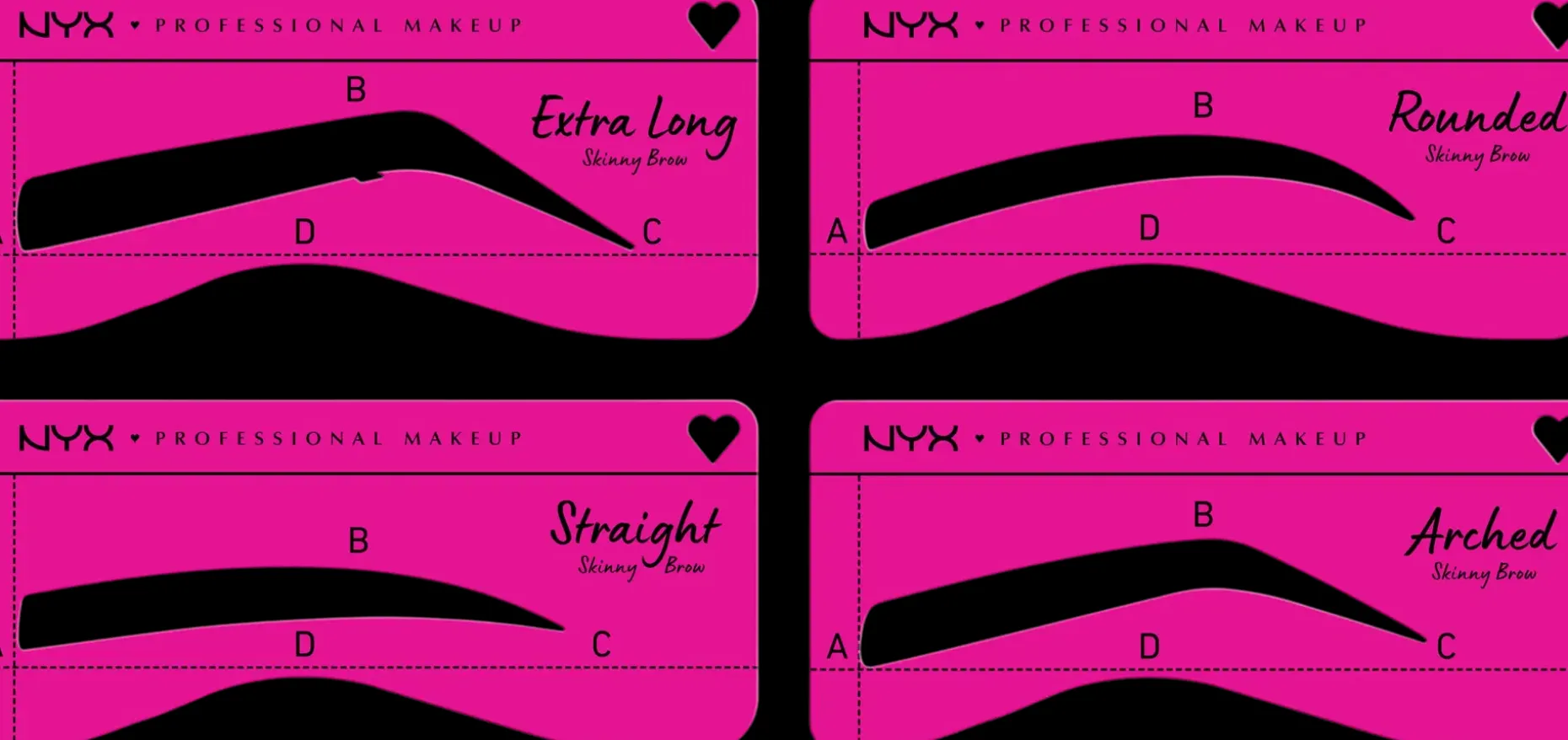 NYX Professional Makeup Zero To Brow -kulmasapluuna 01 For Skinny Brows