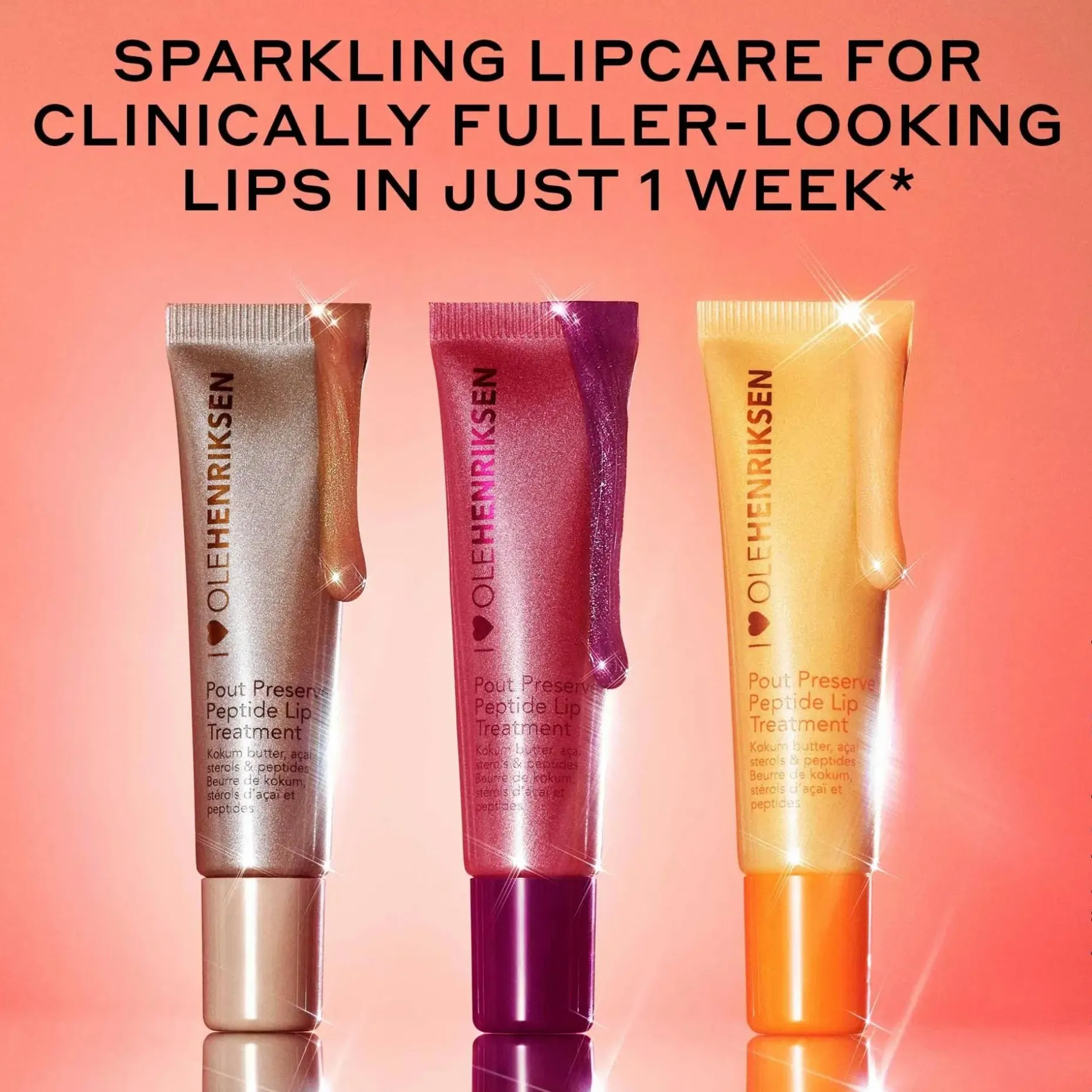 Ole Henriksen Pout preserve Glimmer lip treatment Citrus Sunshine huulivoide 12ml
